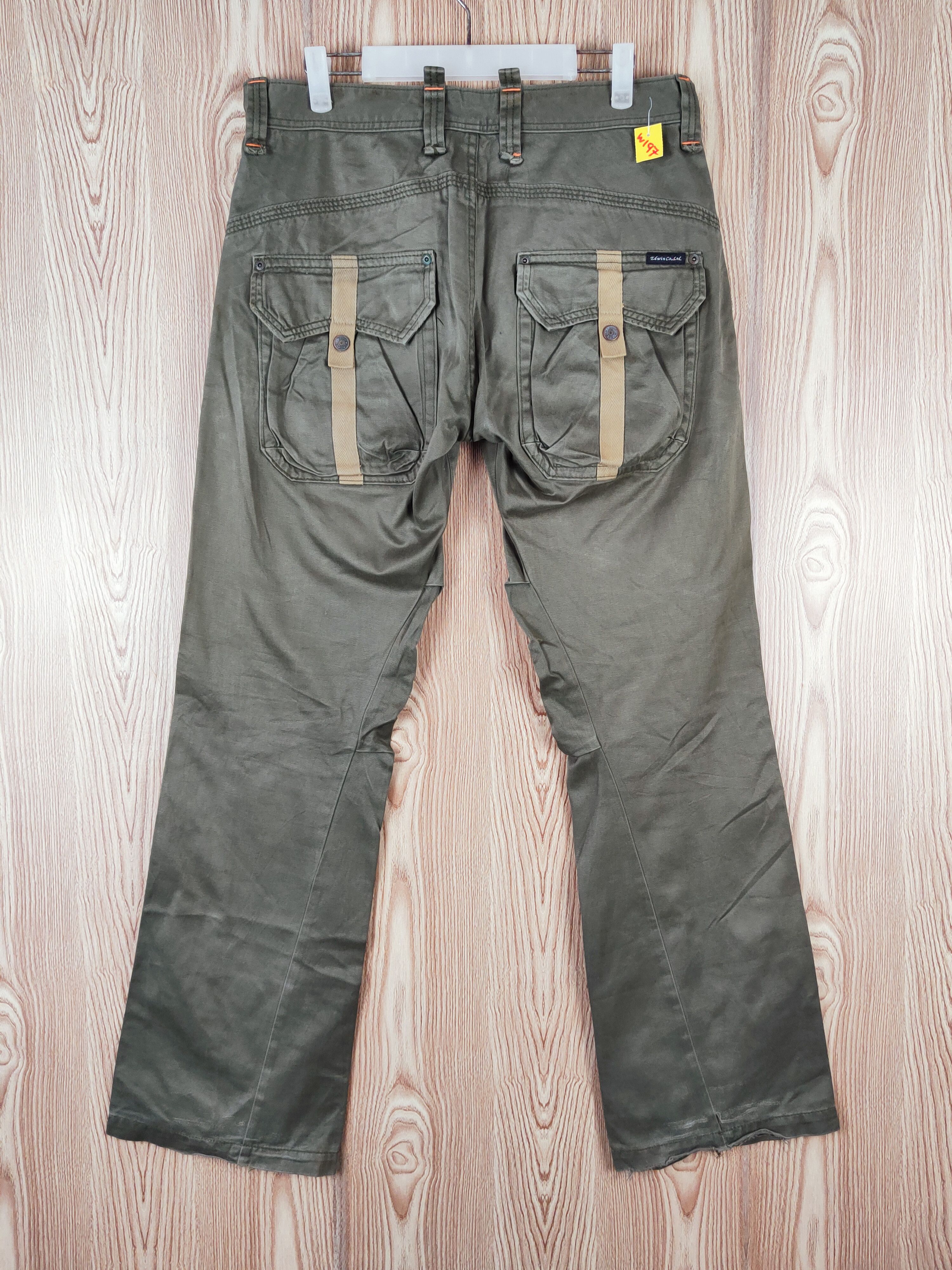 Edwin Edwin Green Multipocket Tactical Cargo Pants #W197 Size US 33 - 8 Thumbnail