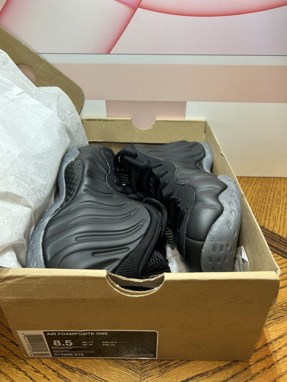 Nike Size 8.5 - Nike Air Foamposite One Stealth Black/Anthracite Size US 8.5 / EU 41-42 - 2 Thumbnail