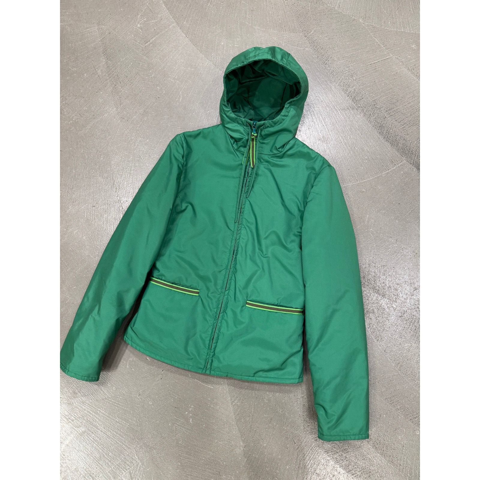 Miu Miu S/S1999 Miu Miu green nylon technical jacket Size US M / EU 48-50 / 2 - 3 Thumbnail