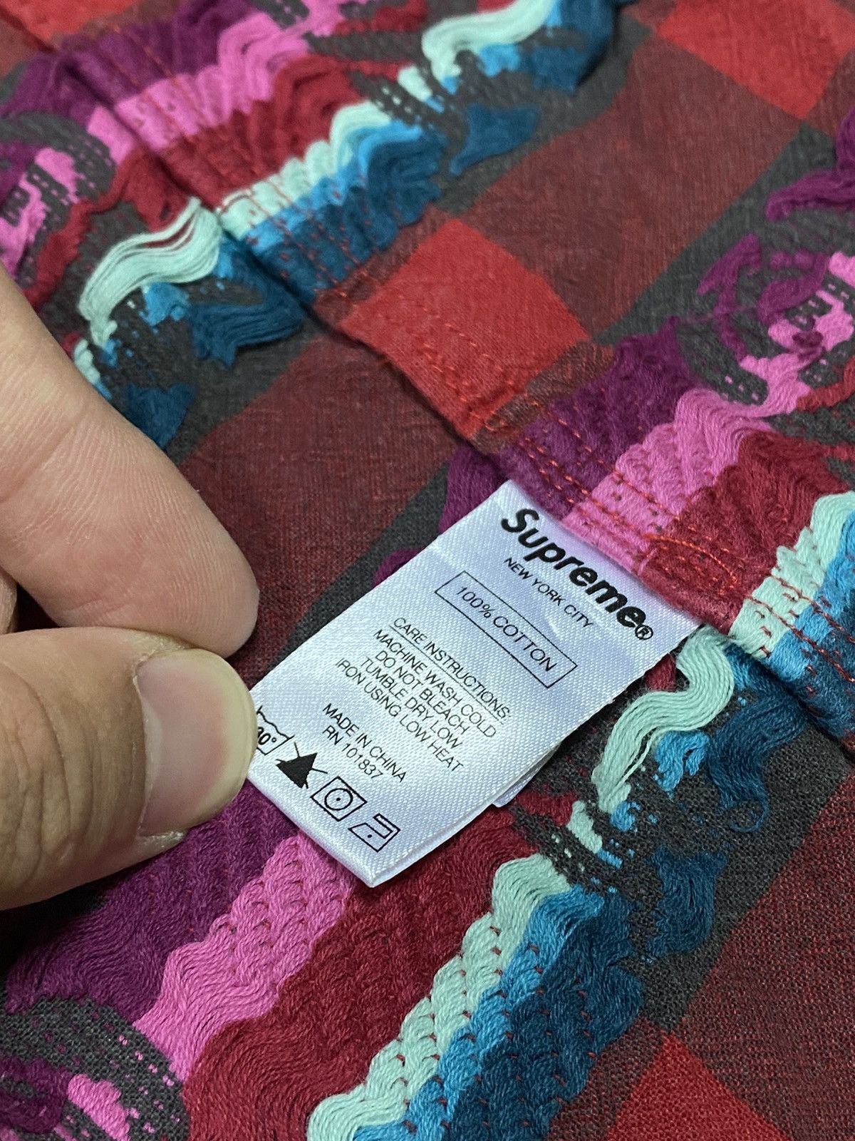 Supreme Supreme flannel🌹rose thick shirt vintage plaid buttons usa Size US M / EU 48-50 / 2 - 4 Thumbnail