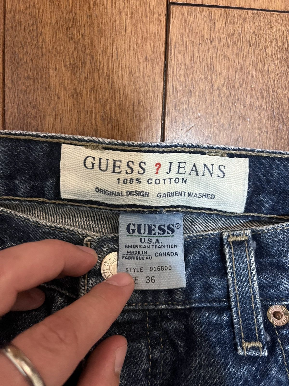 Guess Vintage guess jeans Size US 36 / EU 52 - 4 Thumbnail