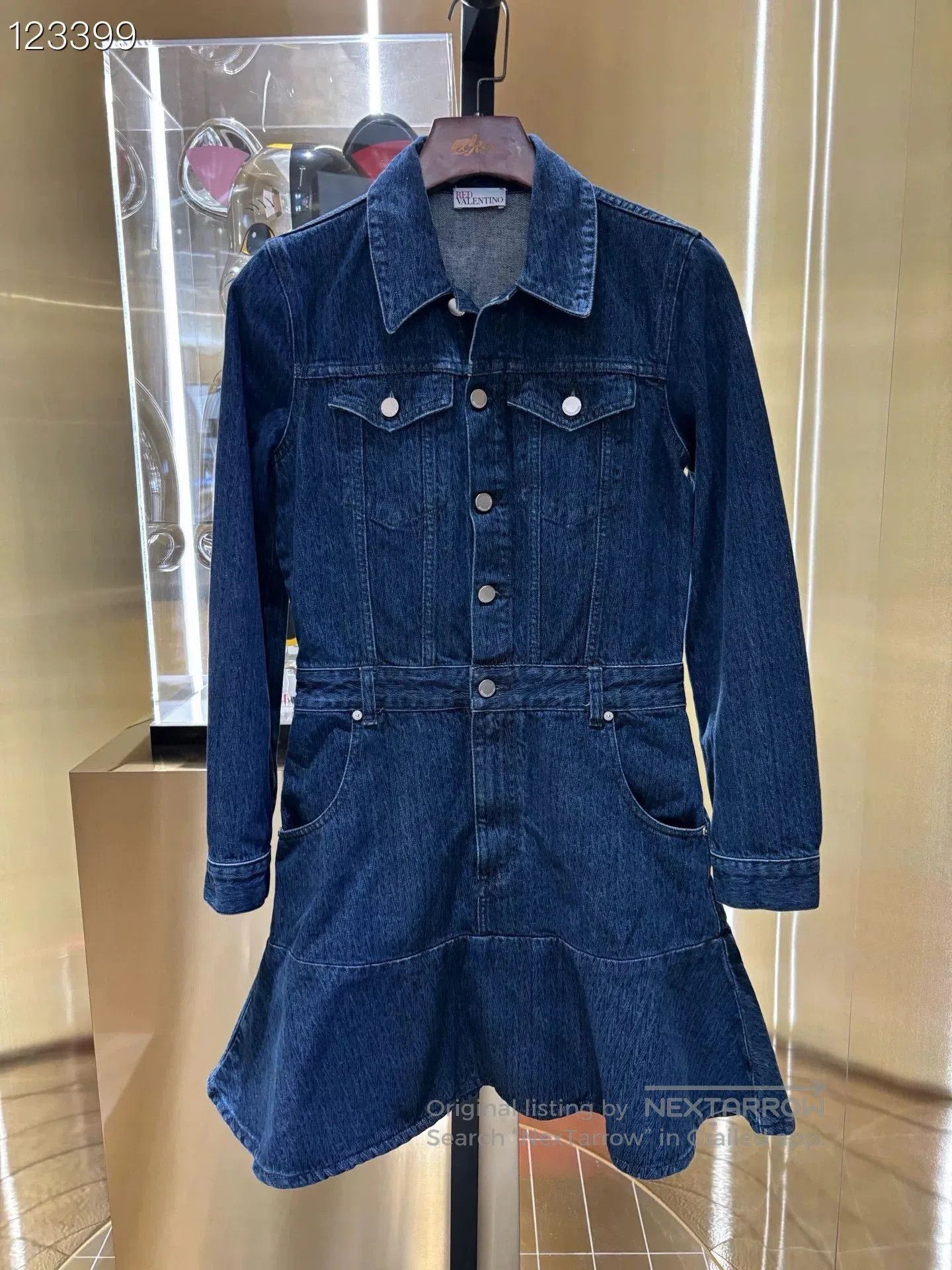 RED Valentino Valentino Red Denim Long. Size M / US 6-8 / IT 42-44 - 1 Thumbnail