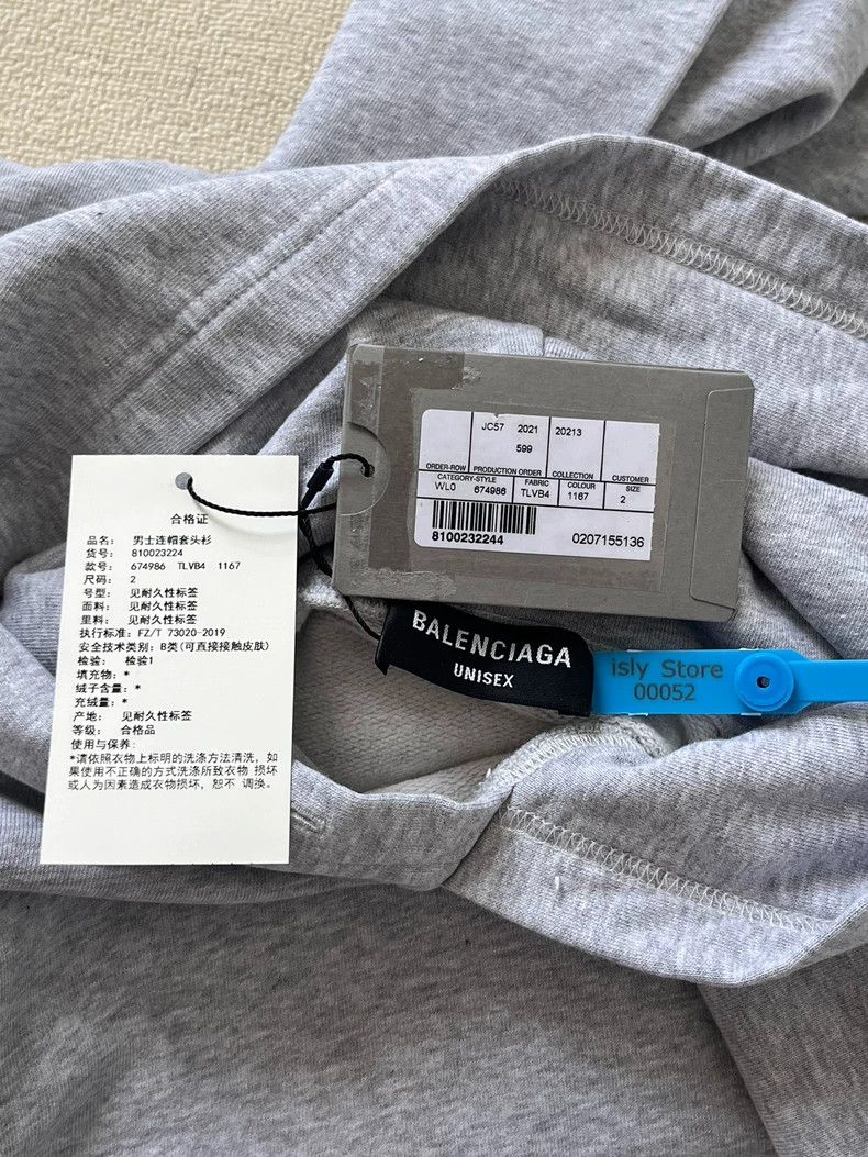 Balenciaga Balenciaga size 2 Grey upside-down embroidered Logo upside- Size US M / EU 48-50 / 2 - 5 Thumbnail