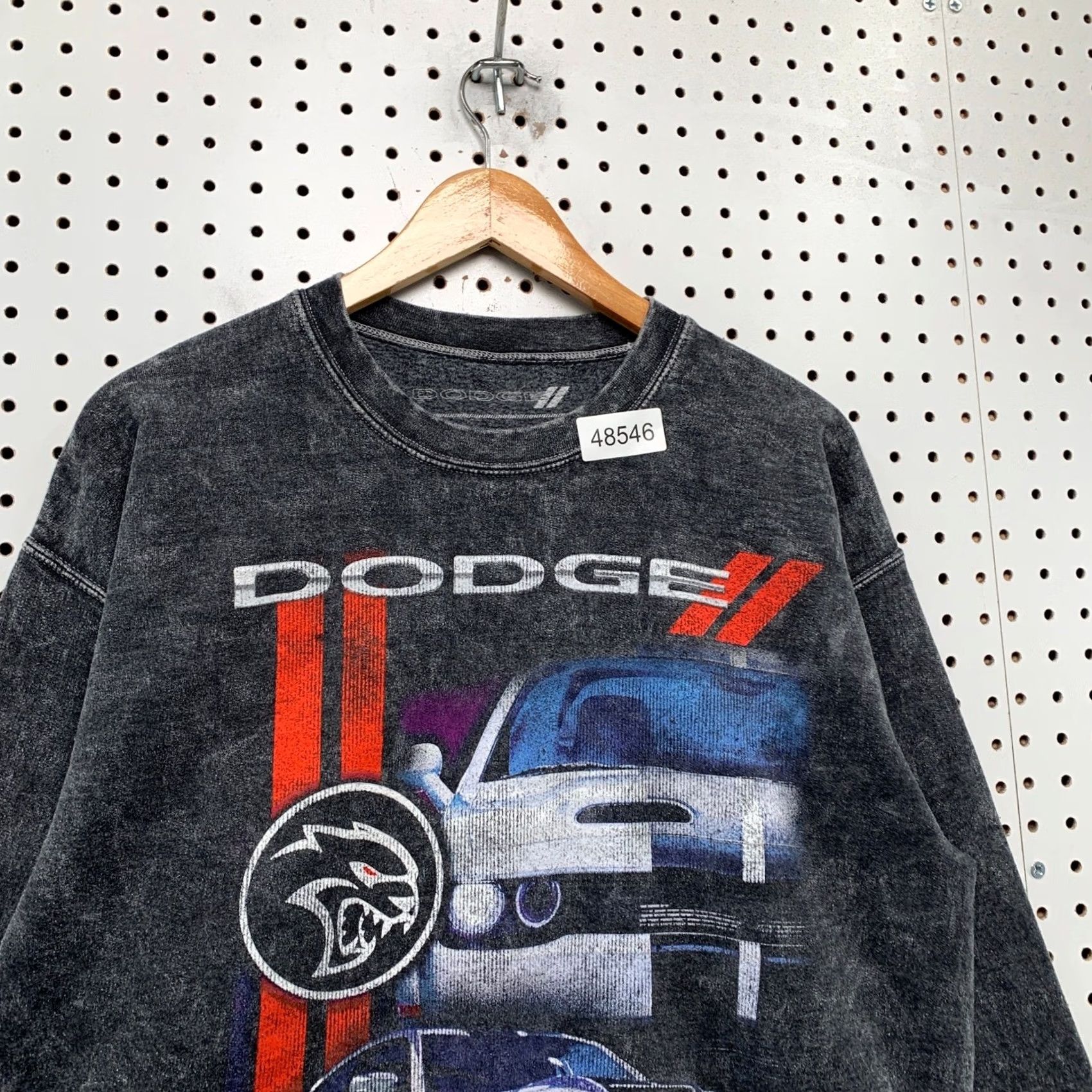 Vintage Dodge Hellcat Sweatshirt Mens Medium Grey Rule The Road Crewneck Size US M / EU 48-50 / 2 - 6 Thumbnail