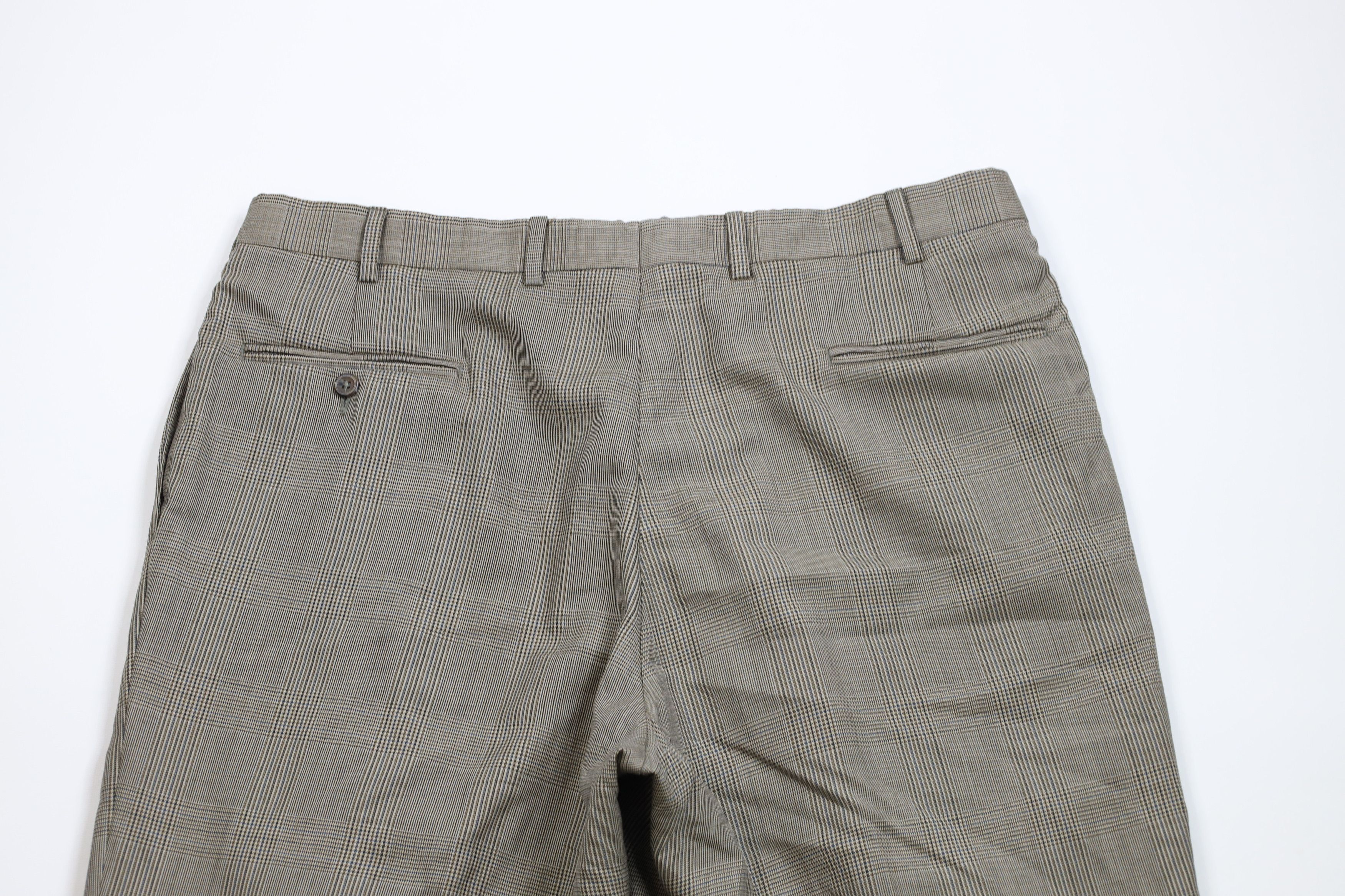Vintage Vintage 90s Streetwear Houndstooth Wide Leg Chino Pants Size US 38 / EU 54 - 10 Thumbnail