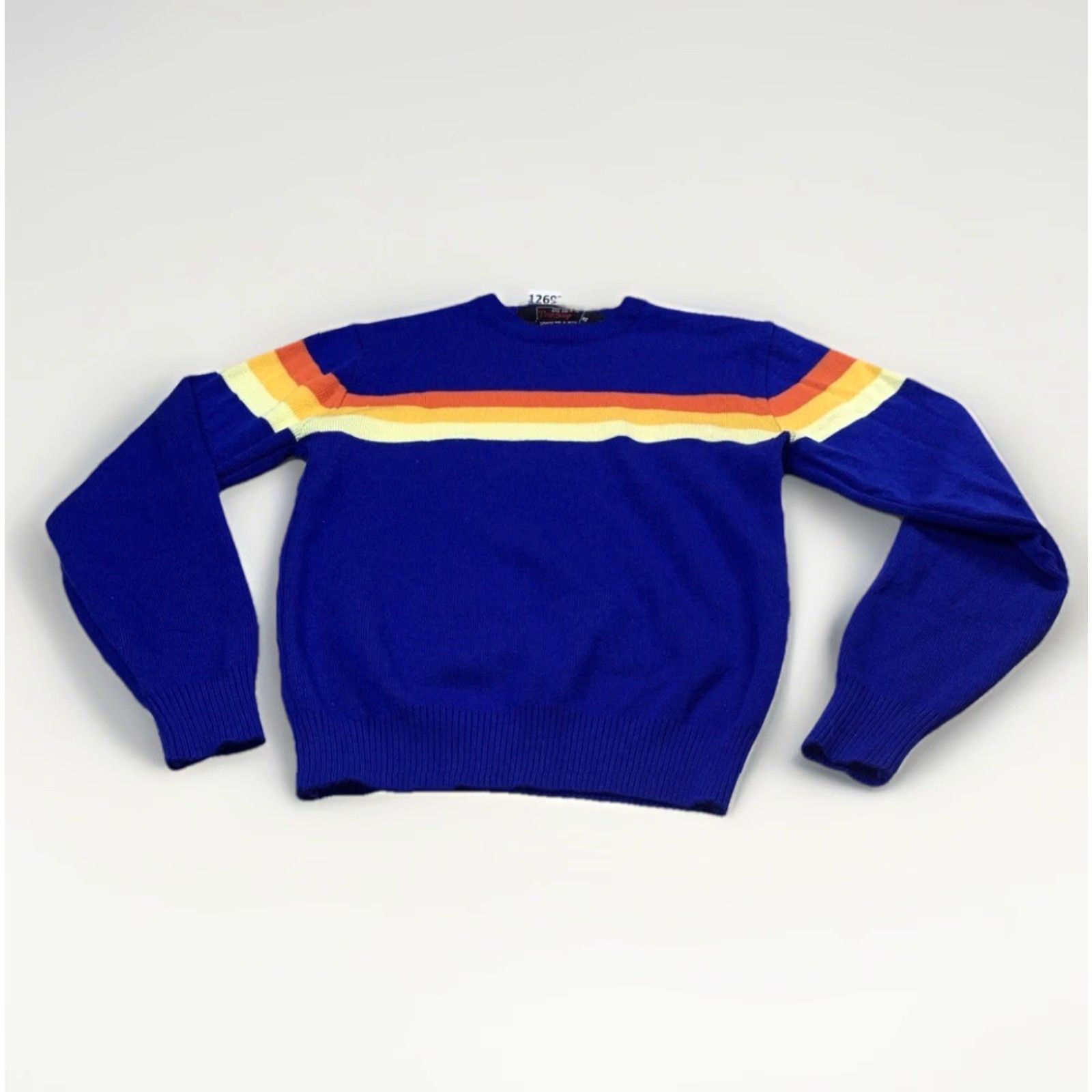 Penn VINTAGE J. C. Penney BoyS Sweatshirt XS Multicolor Striped 