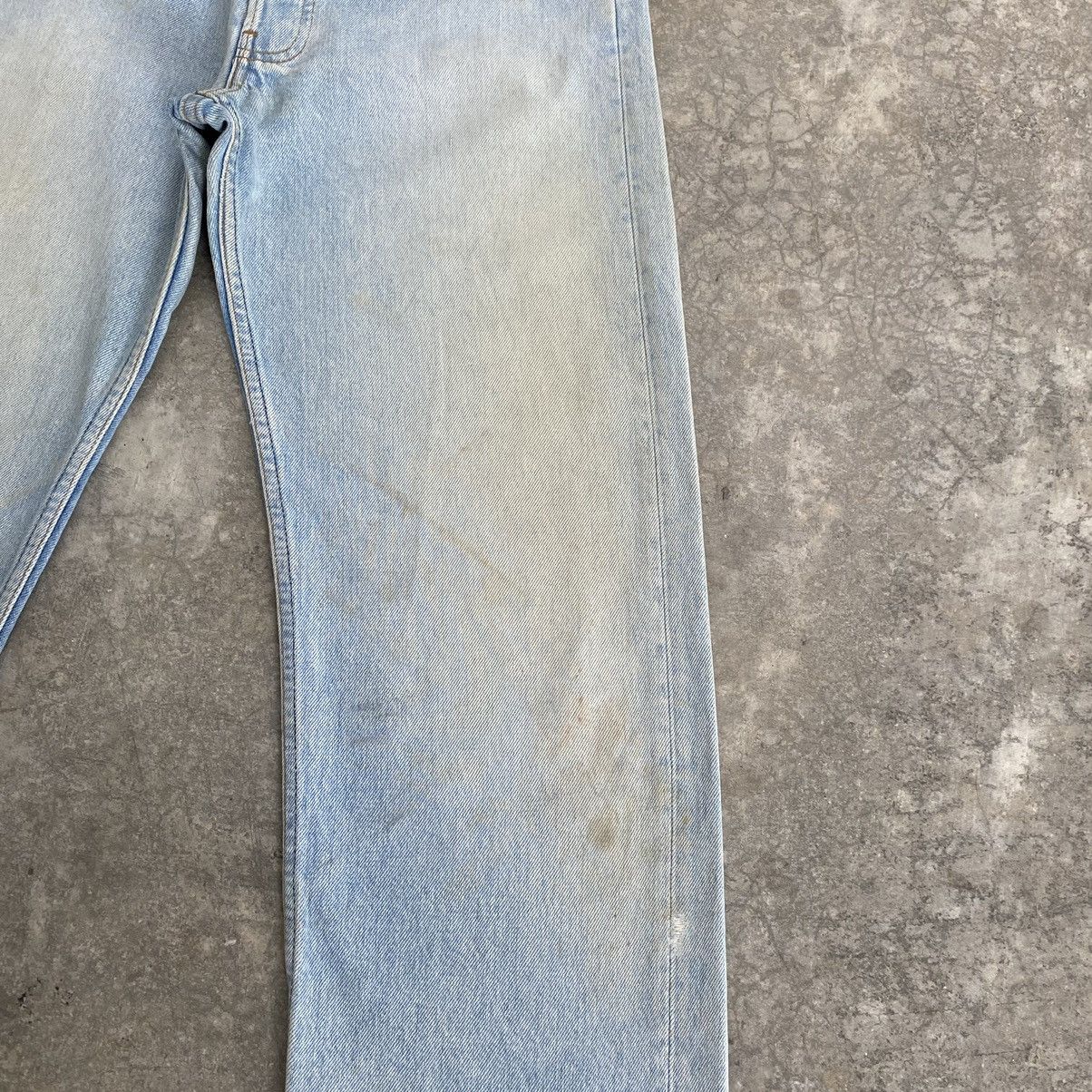 Levi's Vintage 1990 Levis 501 Light Blue Mud Jeans Size US 31 - 8 Thumbnail