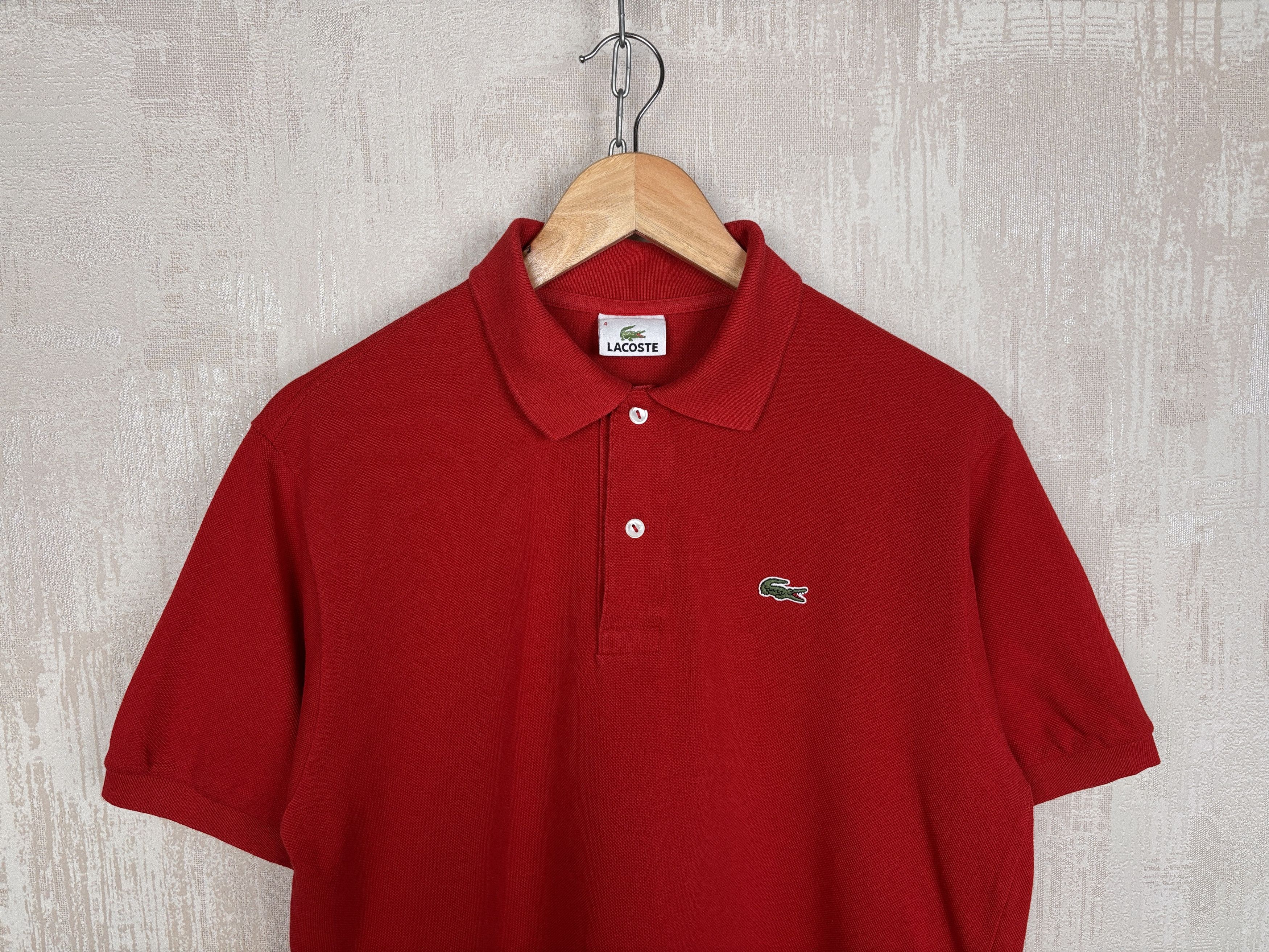 Lacoste Vintage Lacoste Polo T-shirt Size 4 (M) Short Sleeve Tennis Size US M / EU 48-50 / 2 - 1 Thumbnail