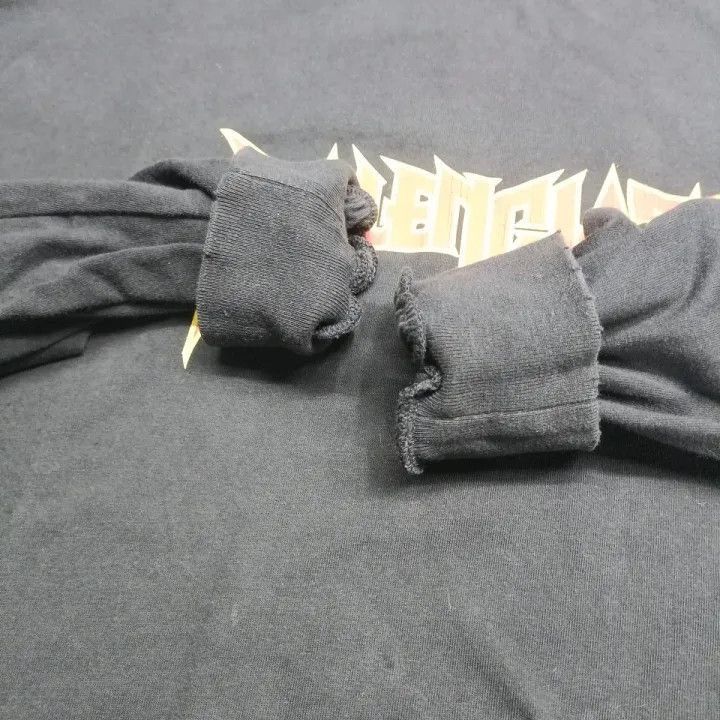 Balenciaga Balenciaga Balenciaga Black Metallica Crewneck Sweatshirt Size US L / EU 52-54 / 3 - 7 Thumbnail