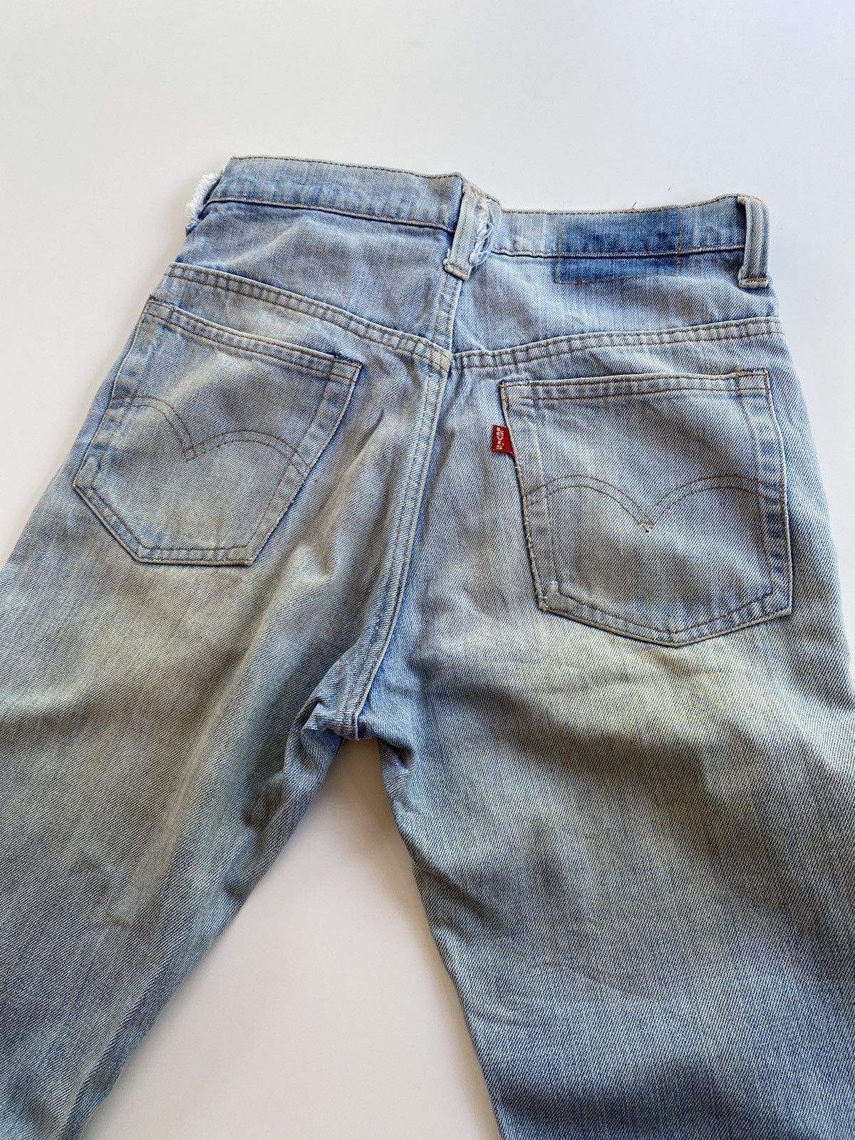 Levi's × Vintage Vintage Levis 501 Light Blue ( Zip Talon ) Size US 28 / EU 44 - 6 Thumbnail