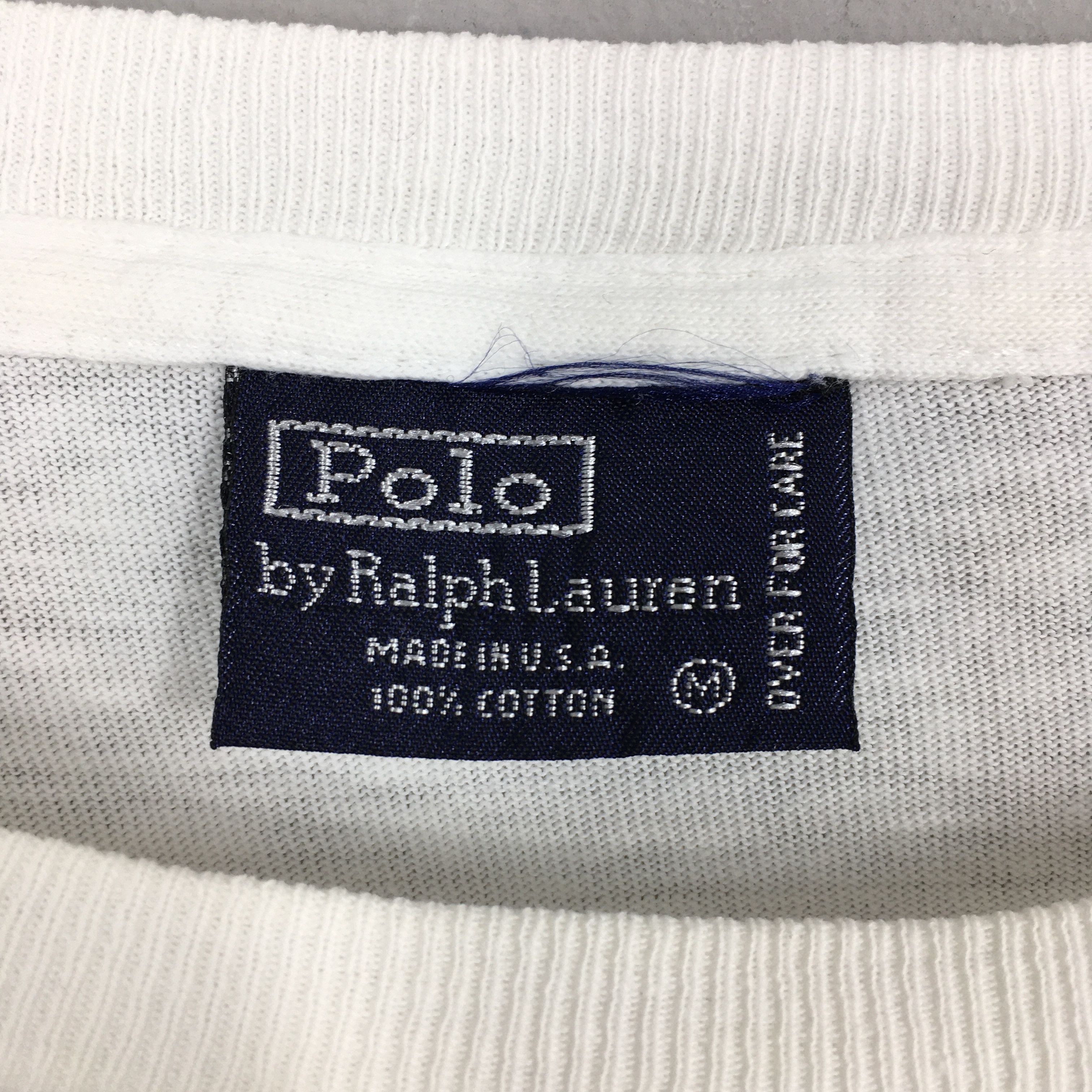 Polo Ralph Lauren Vintage Polo Bear Playing Golf Ralph Lauren White Shirt M Size US M / EU 48-50 / 2 - 4 Thumbnail