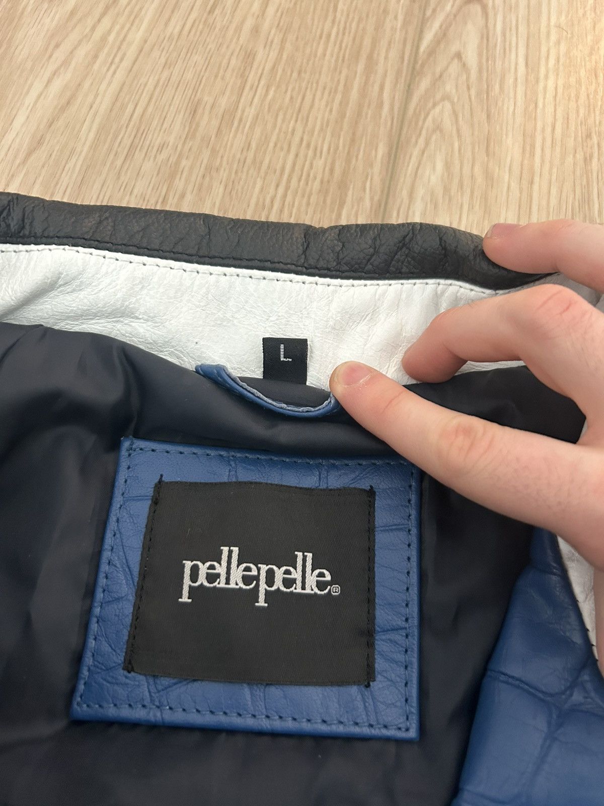 Pelle Pelle Pelle Pelle Blue Soda Club Leather Jacket Size US L / EU 52-54 / 3 - 7 Thumbnail