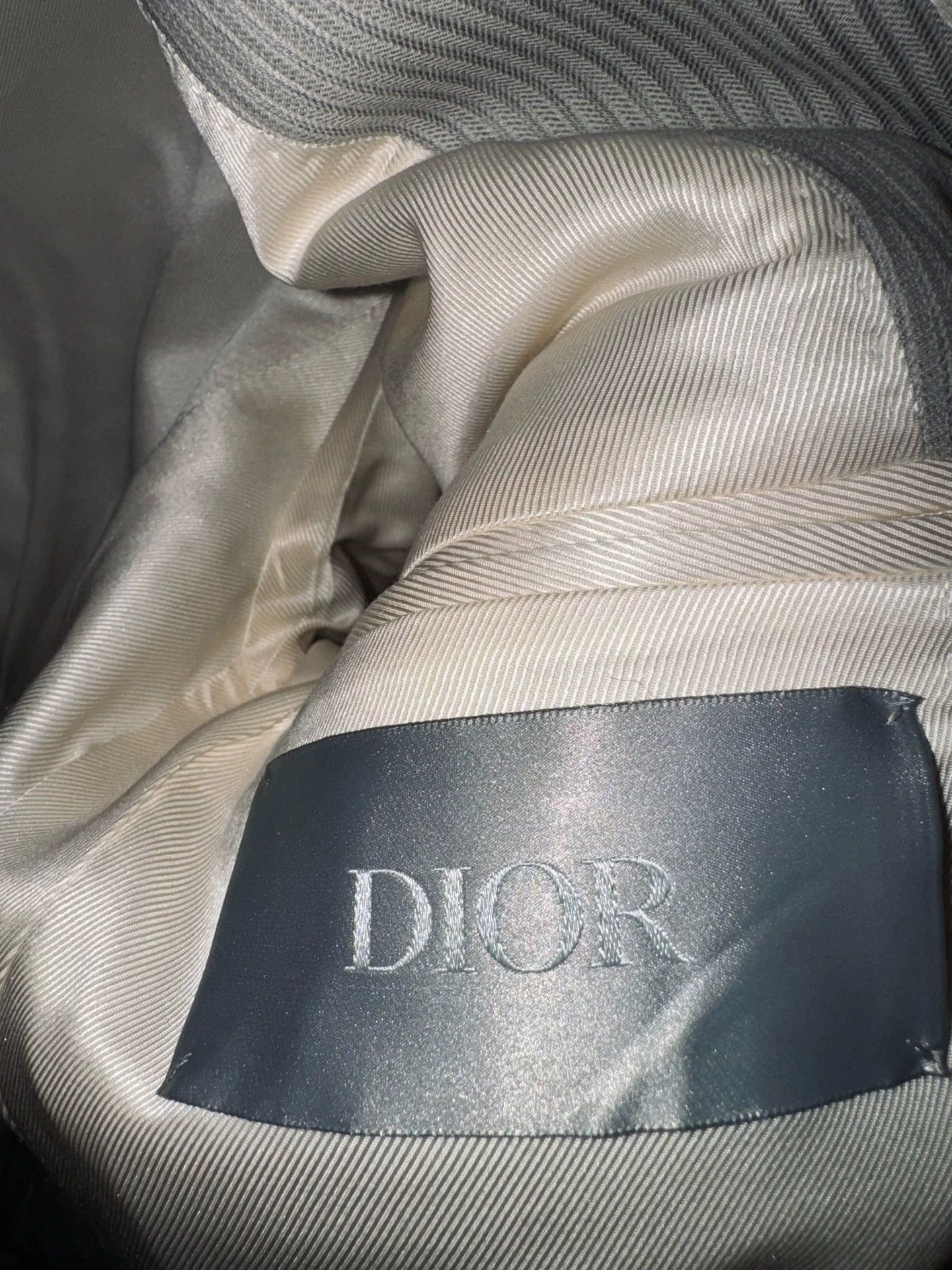 Dior Dior 20SS Silk Collar 100% Wool Blazer Kim Jones 46 Size 46R - 4 Thumbnail