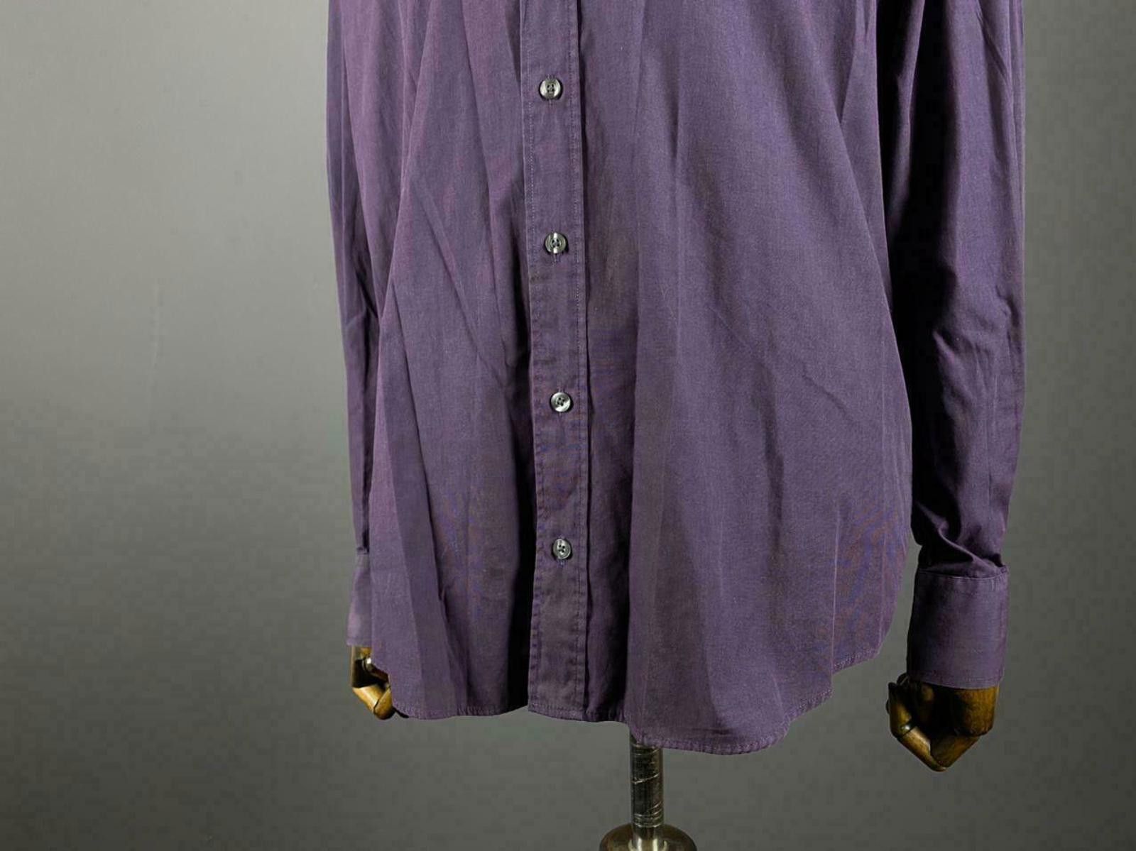 Yves Saint Laurent Vintage YSL Yves Saint Laurent Purple Dress Shirt 42 16 Size US M / EU 48-50 / 2 - 3 Thumbnail