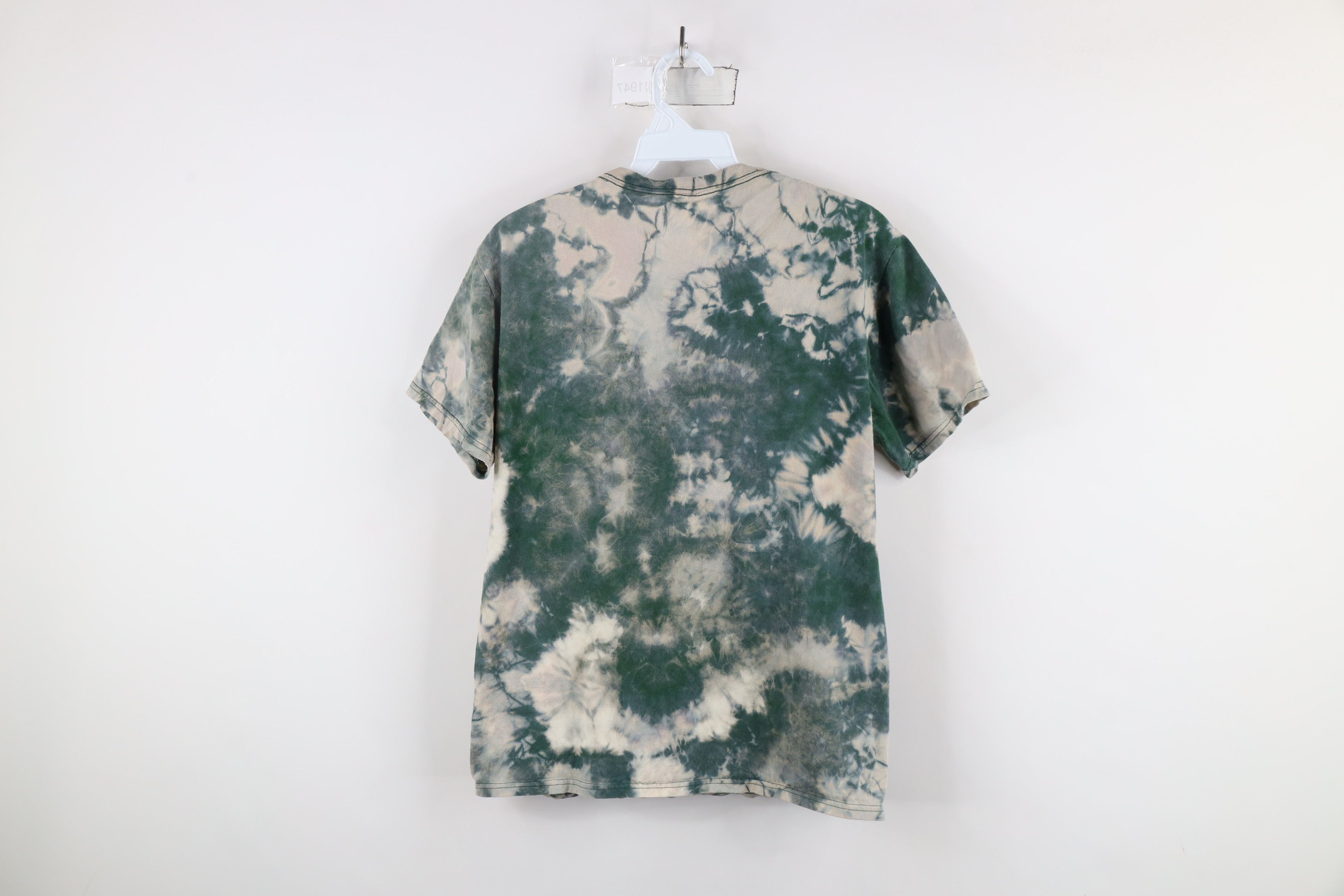 Vintage Vintage Acid Wash Michigan State University T-Shirt Green Size S / US 4 / IT 40 - 6 Thumbnail