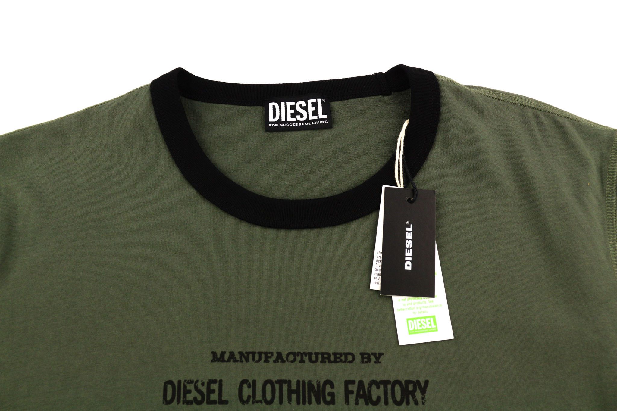 Diesel T-DIEGOR-C3 L Crew Neck Tricot Logo Dark T-Shirt 40319 Size US L / EU 52-54 / 3 - 4 Thumbnail