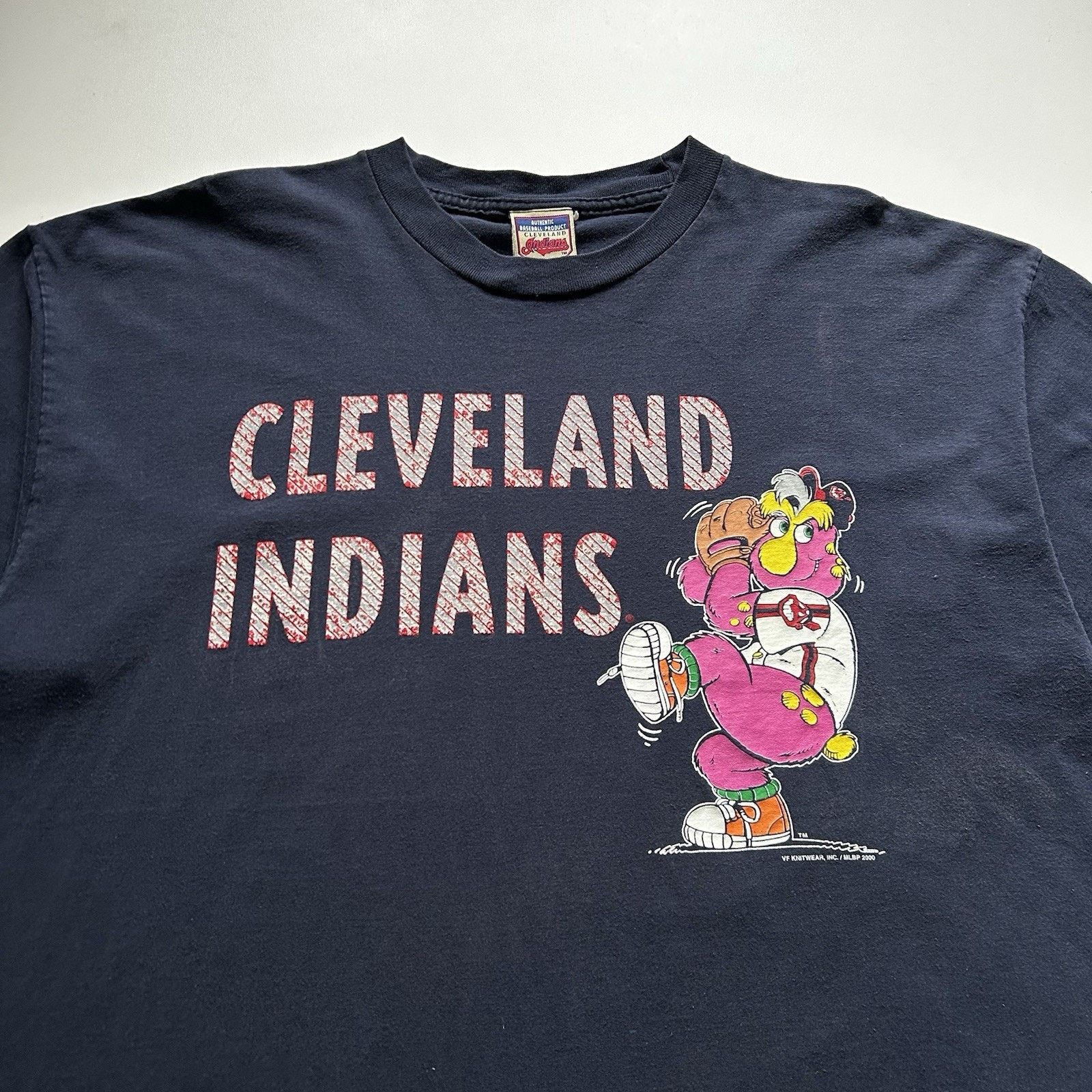 MLB Vintage Cleveland Indians MLB T Shirt XXL Chief Wahoo Rare Size US XXL / EU 58 / 5 - 2 Thumbnail