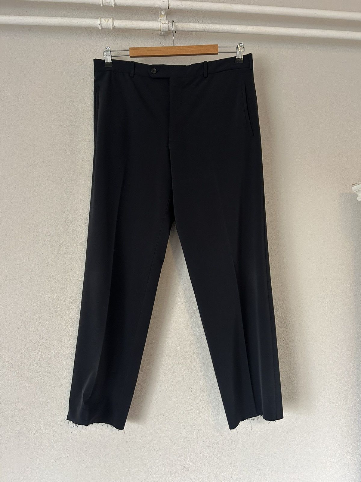 Prada Navy Nylon Trouwers Size US 36 / EU 52 - 1 Thumbnail