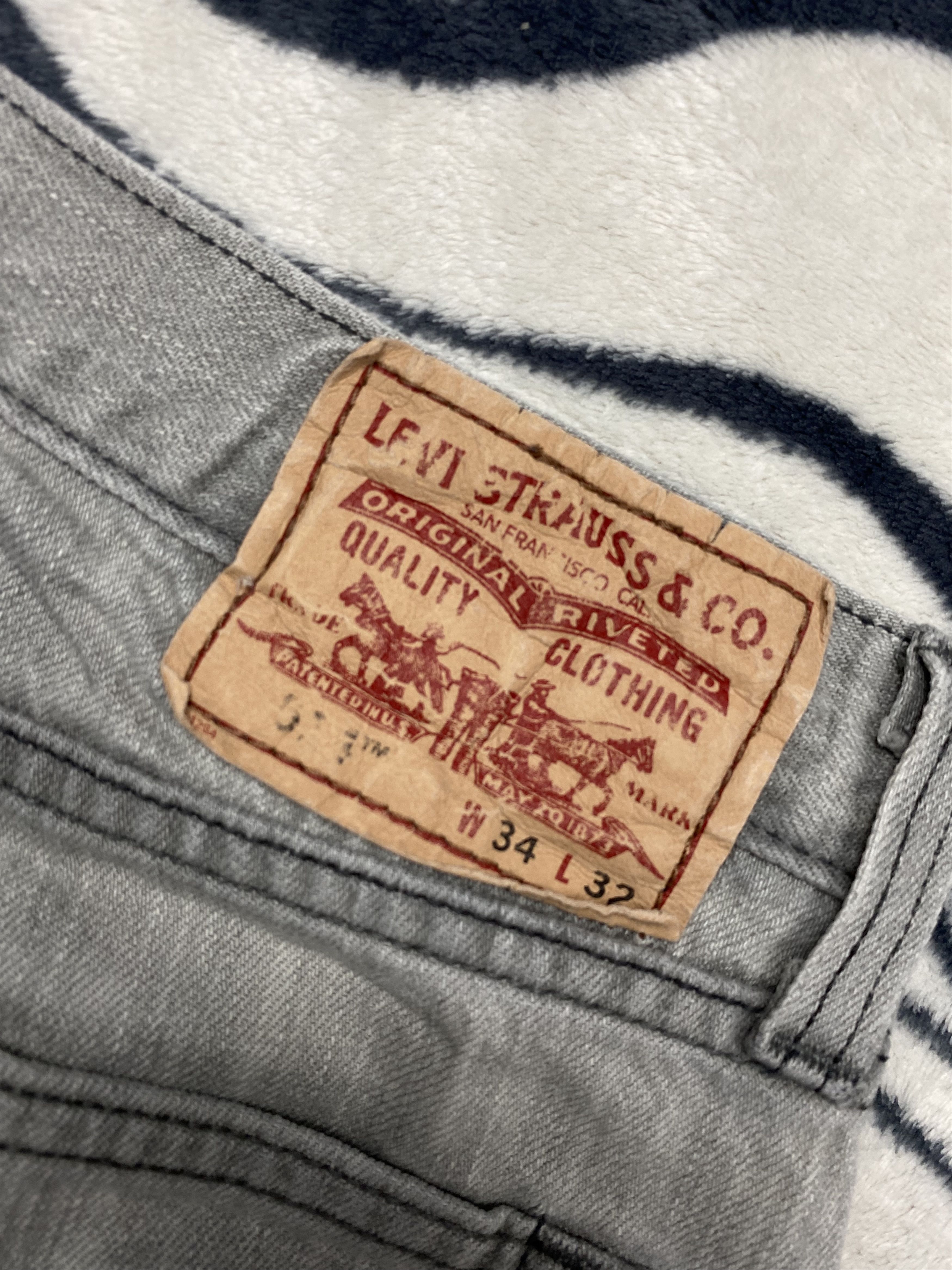 Levi's Levi's 514 Vintage Mens Denim Pants Jeans Size US 34 / EU 50 - 3 Thumbnail