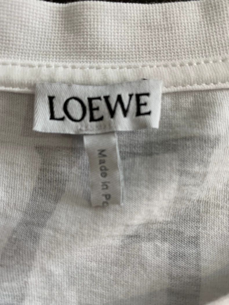 Loewe Loewe White jam toast printed short sleeve T-shirt Size L / US 10 / IT 46 - 3 Thumbnail