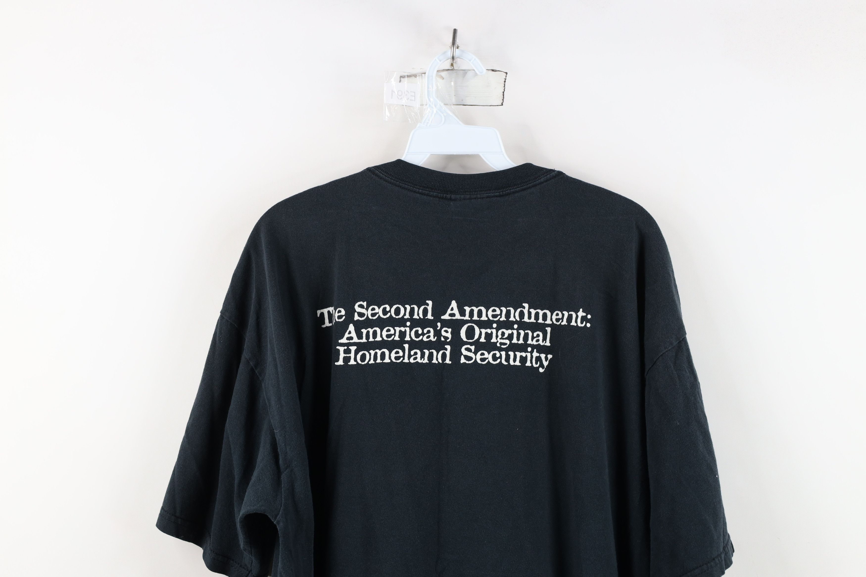 Vintage Vintage 90s Y2K Rifle Association Homeland Security T-Shirt Size US XL / EU 56 / 4 - 14 Thumbnail
