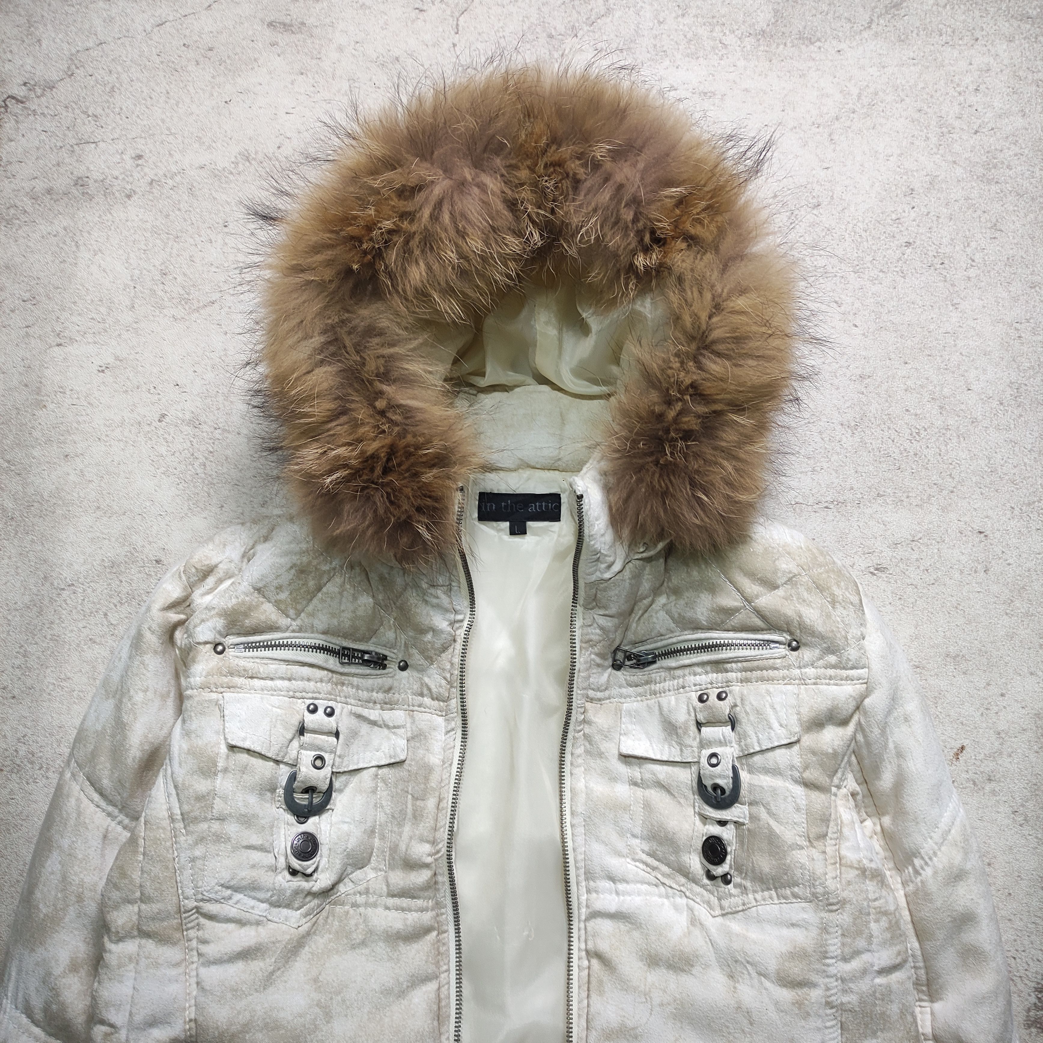 In The Attic × Japanese Brand In The Attic Fur Padded Jacket Size US L / EU 52-54 / 3 - 6 Thumbnail