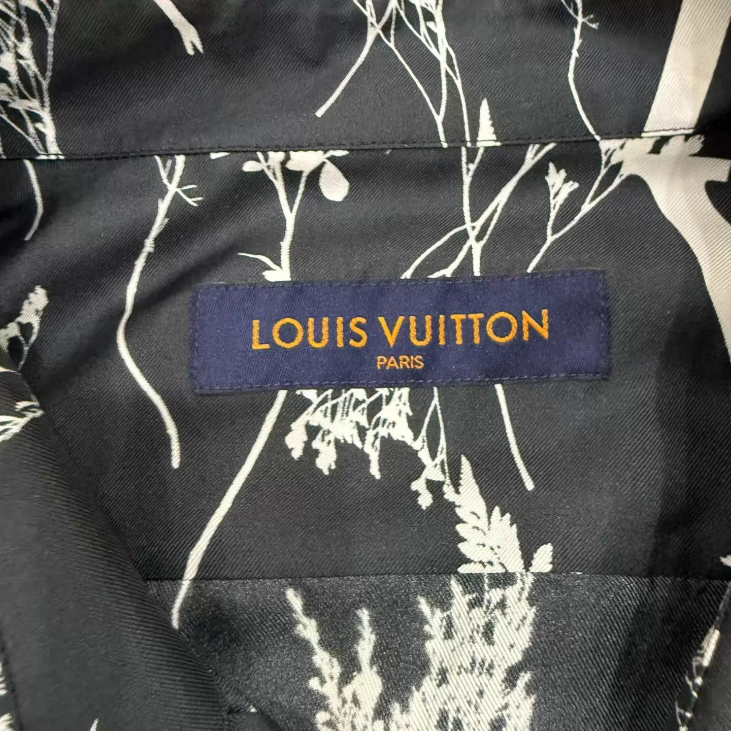 Louis Vuitton LOUIS VUITTON Black Floral Monogram Shirt Size US XXL / EU 58 / 5 - 3 Thumbnail