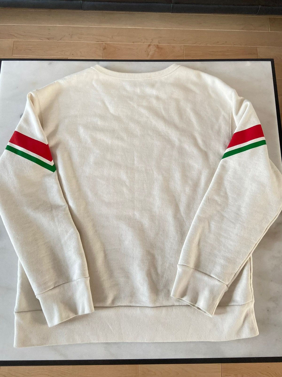 Gucci Gucci Green and Red stripe GG sweatshirt Size US L / EU 52-54 / 3 - 2 Thumbnail