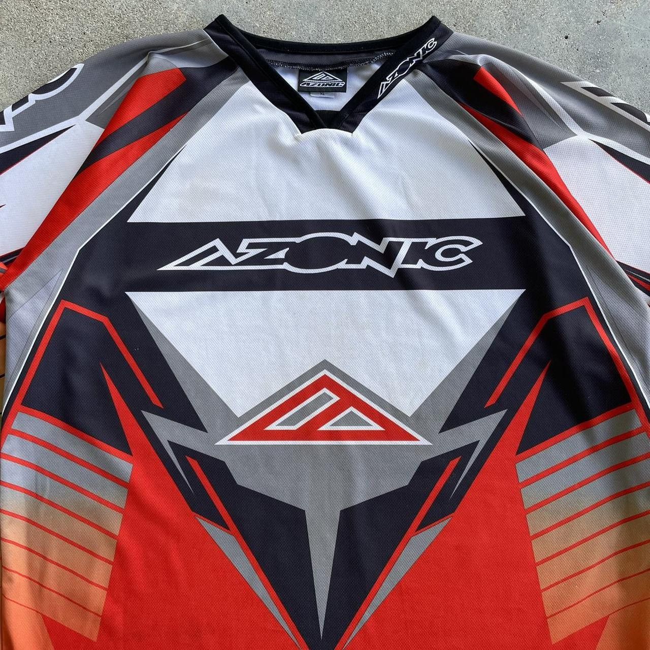 Japanese Brand × Vintage Crazy vintage baggy Y2K punk motocross racing rave jersey Size US XL / EU 56 / 4 - 3 Thumbnail