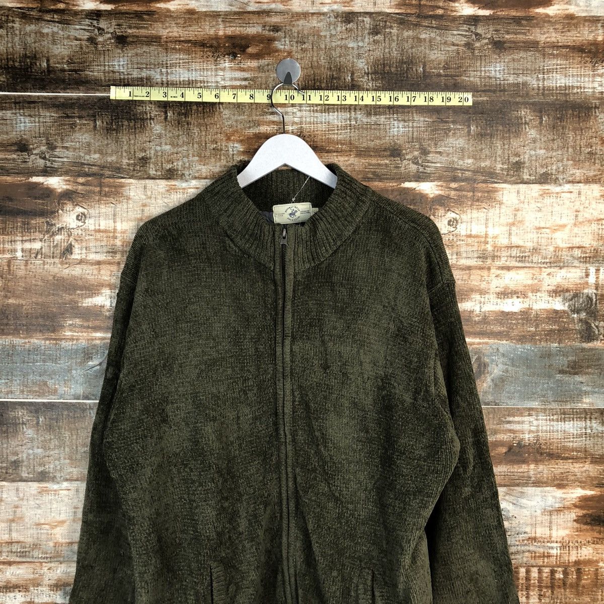 Beverly Hills Polo Club × Vintage Beverly Hills Polo Club Dark Green Sweather #A1594 Size US L / EU 52-54 / 3 - 2 Thumbnail