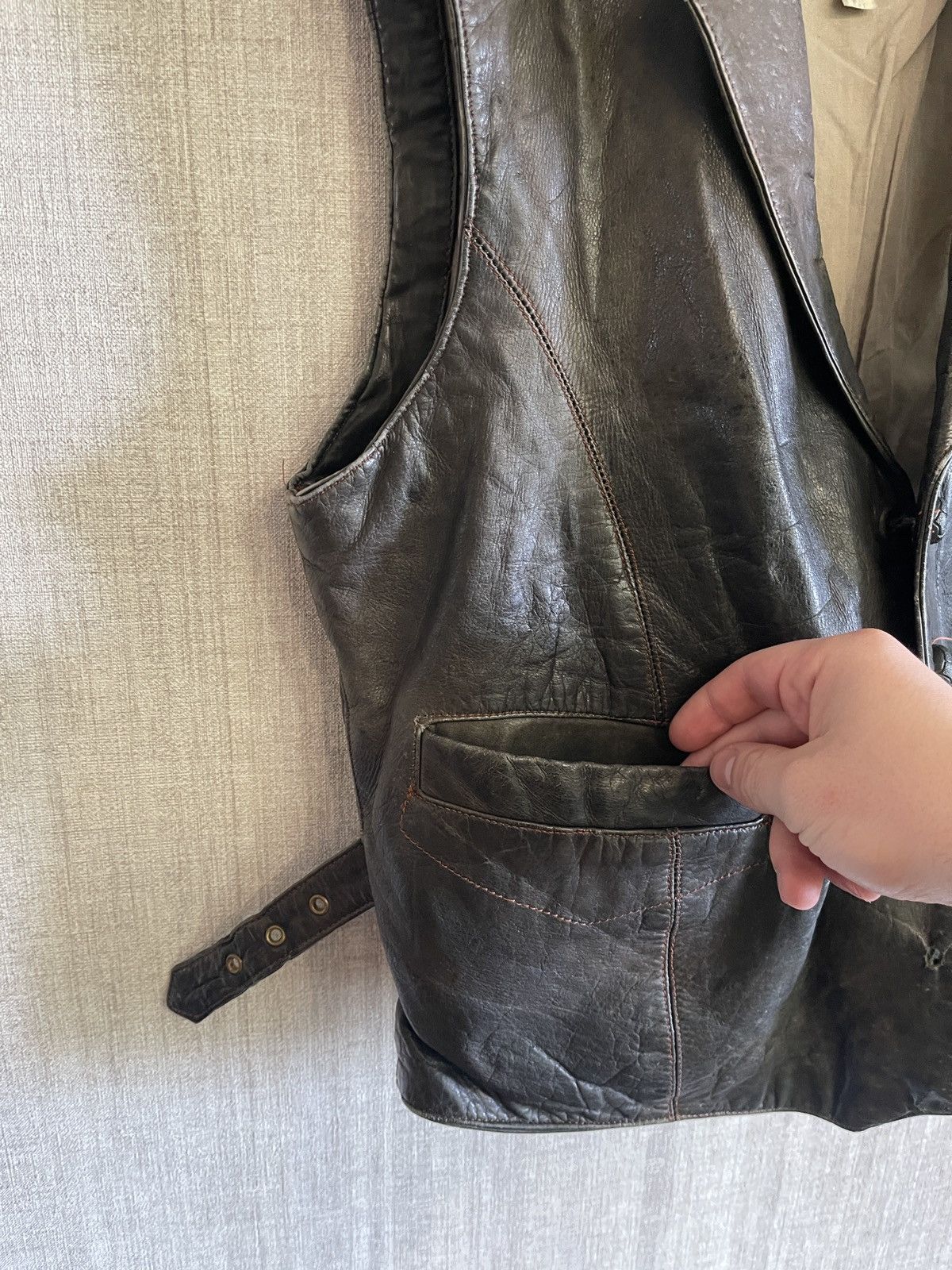Vintage Vintage leather bikers vest Size US M / EU 48-50 / 2 - 6 Thumbnail