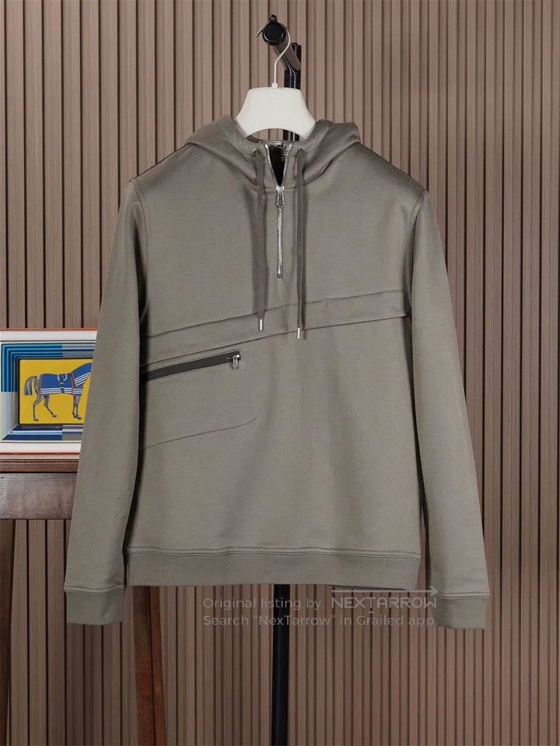 Hermes Hermes Men's Hooded Sweatshirt Jacket Size US M / EU 48-50 / 2 - 1 Thumbnail