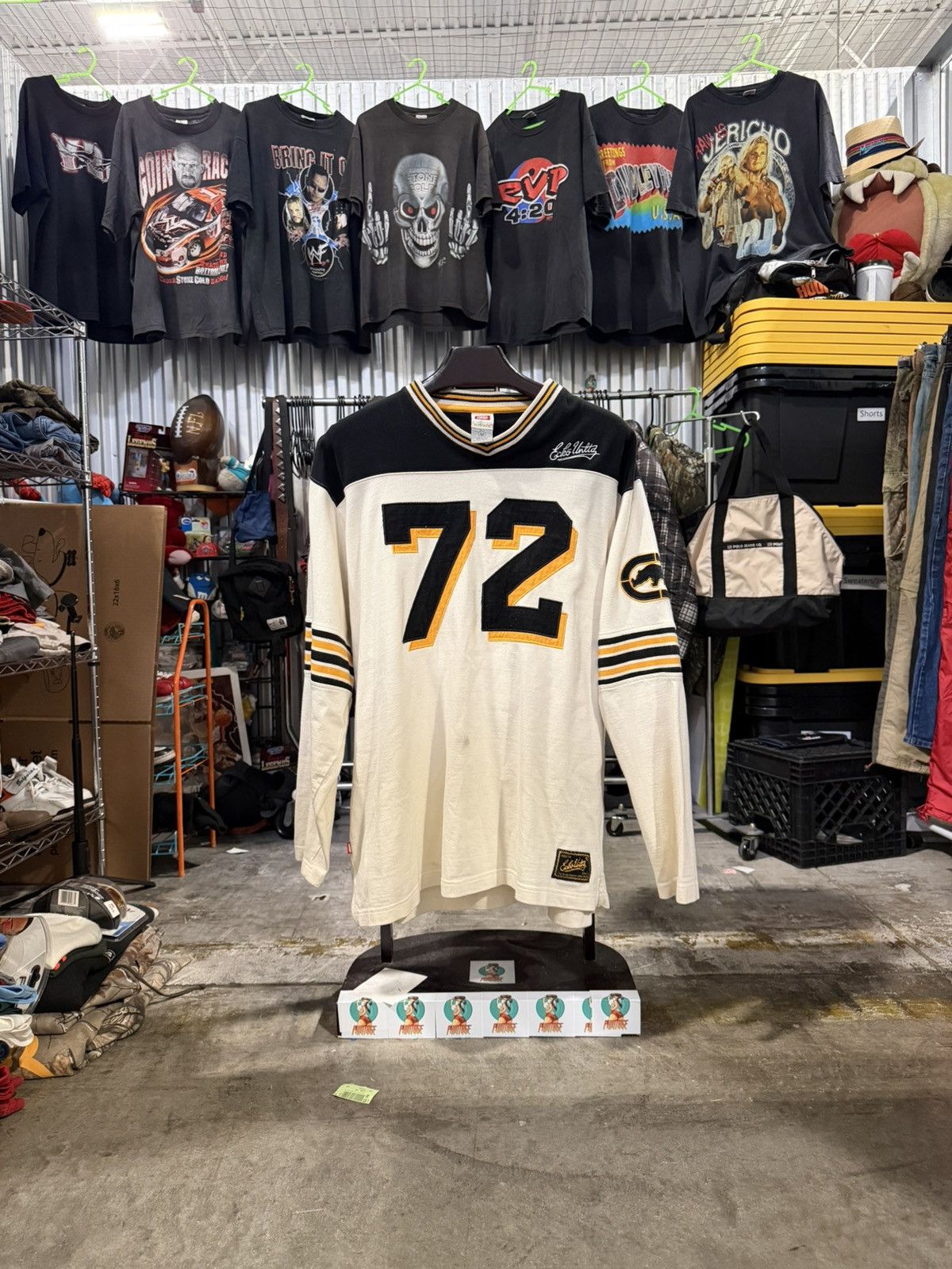 Rocawear Vintage Y2K Ecko Unltd Longsleeve Knit Jersey XL Size US XL / EU 56 / 4 - 1 Thumbnail