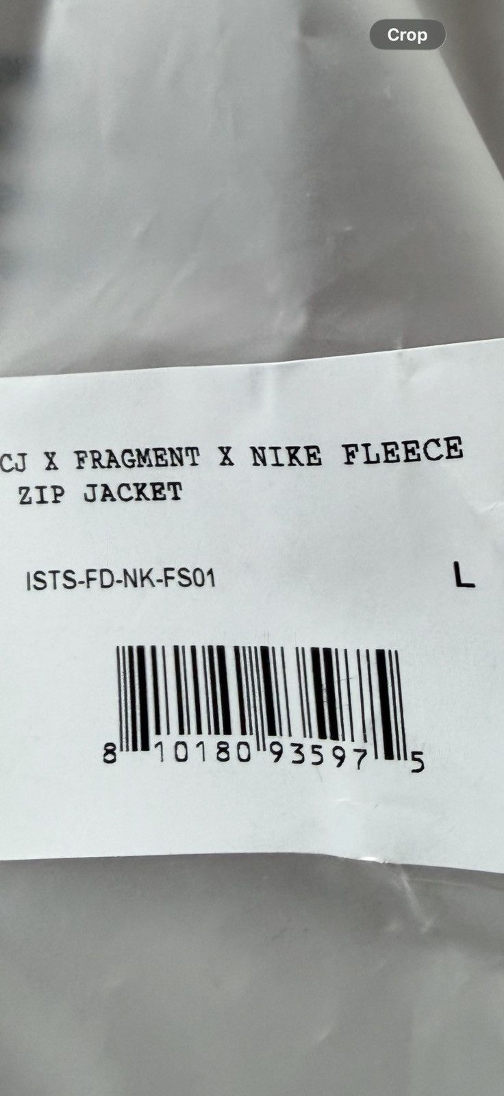 Fragment Design × Jordan Brand × Travis Scott CJ X FRAGMENT X NIKE FLEECE ZIP Size US L / EU 52-54 / 3 - 10 Thumbnail