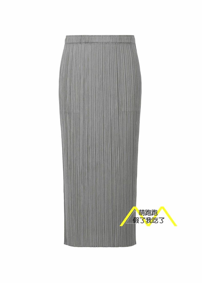 Issey Miyake Issey Miyake size:3 Grey pleated skirt Size 42" / US 20 - 1 Thumbnail