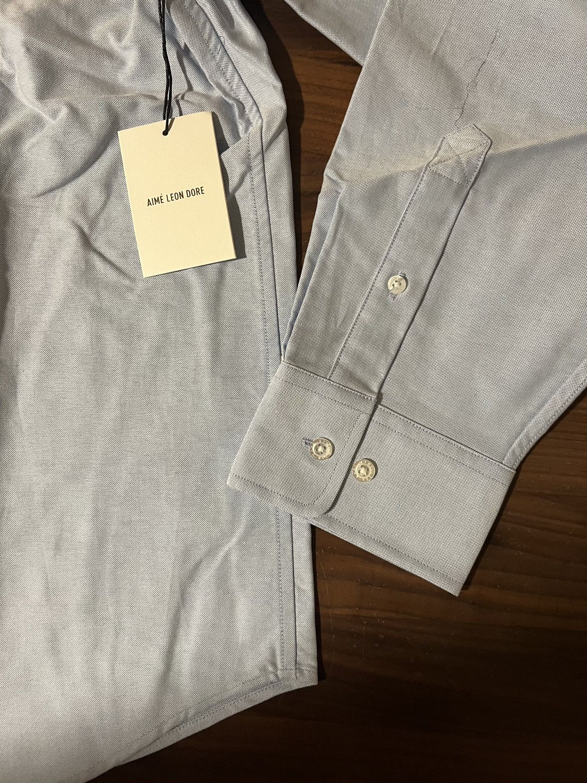 Aime Leon Dore Aime Leon Dore ALD / New York Mets Oxford Shirt XL Blue Size US XL / EU 56 / 4 - 4 Thumbnail