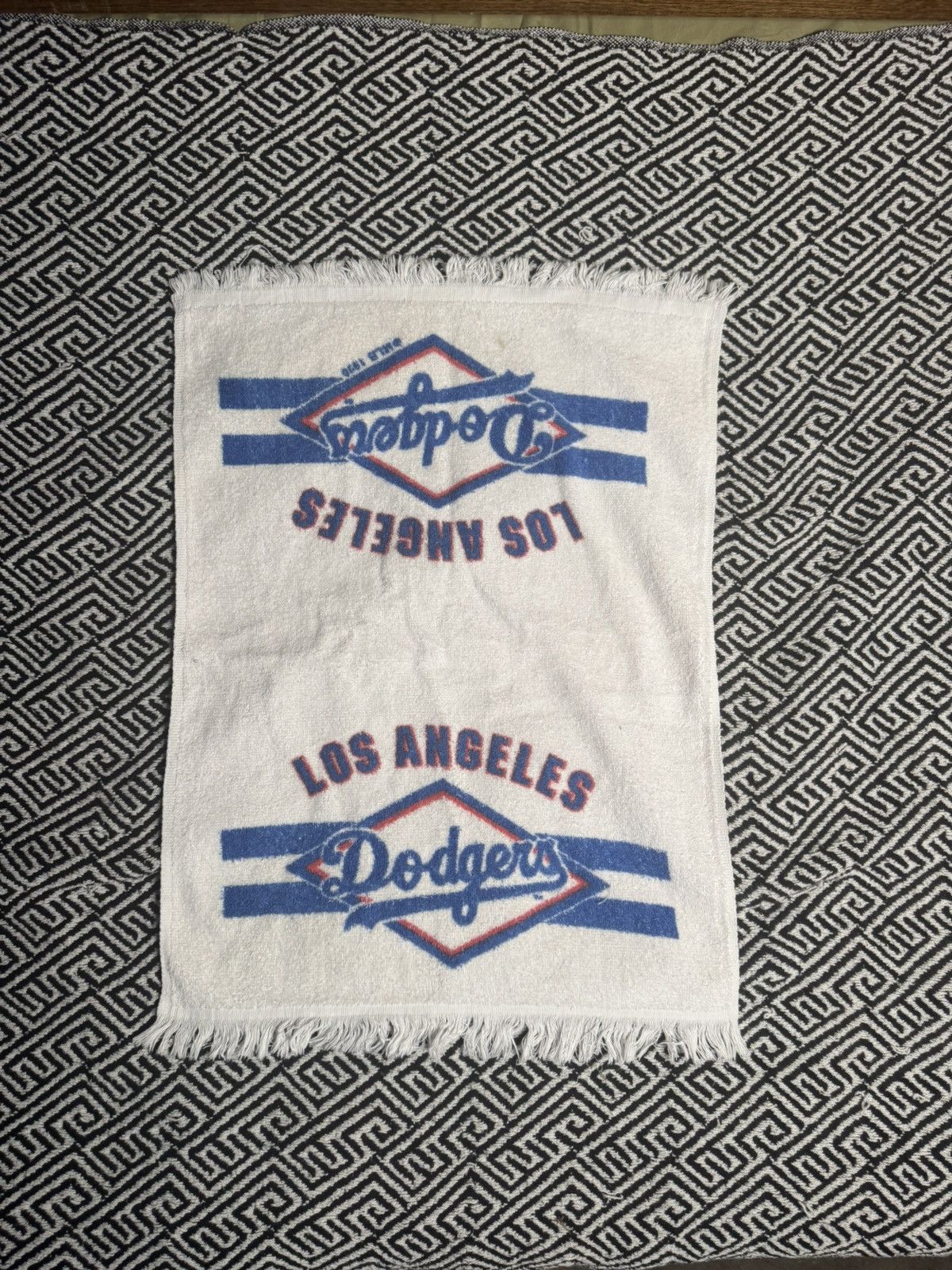 MLB 1985 Vintage Los Angeles Dodgers Fan Sweat Towel Size ONE SIZE - 4 Thumbnail