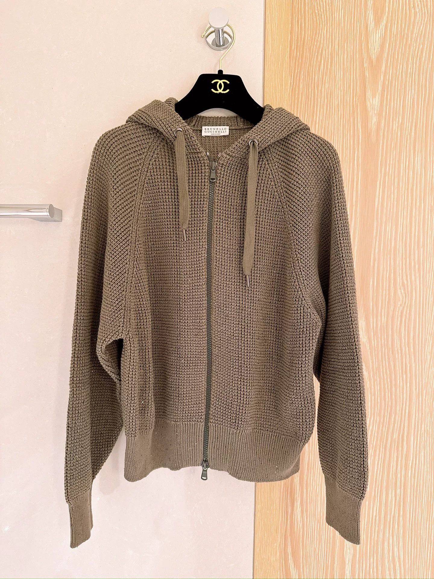 Brunello Cucinelli Brunello Cucinelli Sequin Knit Hoodie XS Size US XS / EU 42 / 0 - 1 Thumbnail