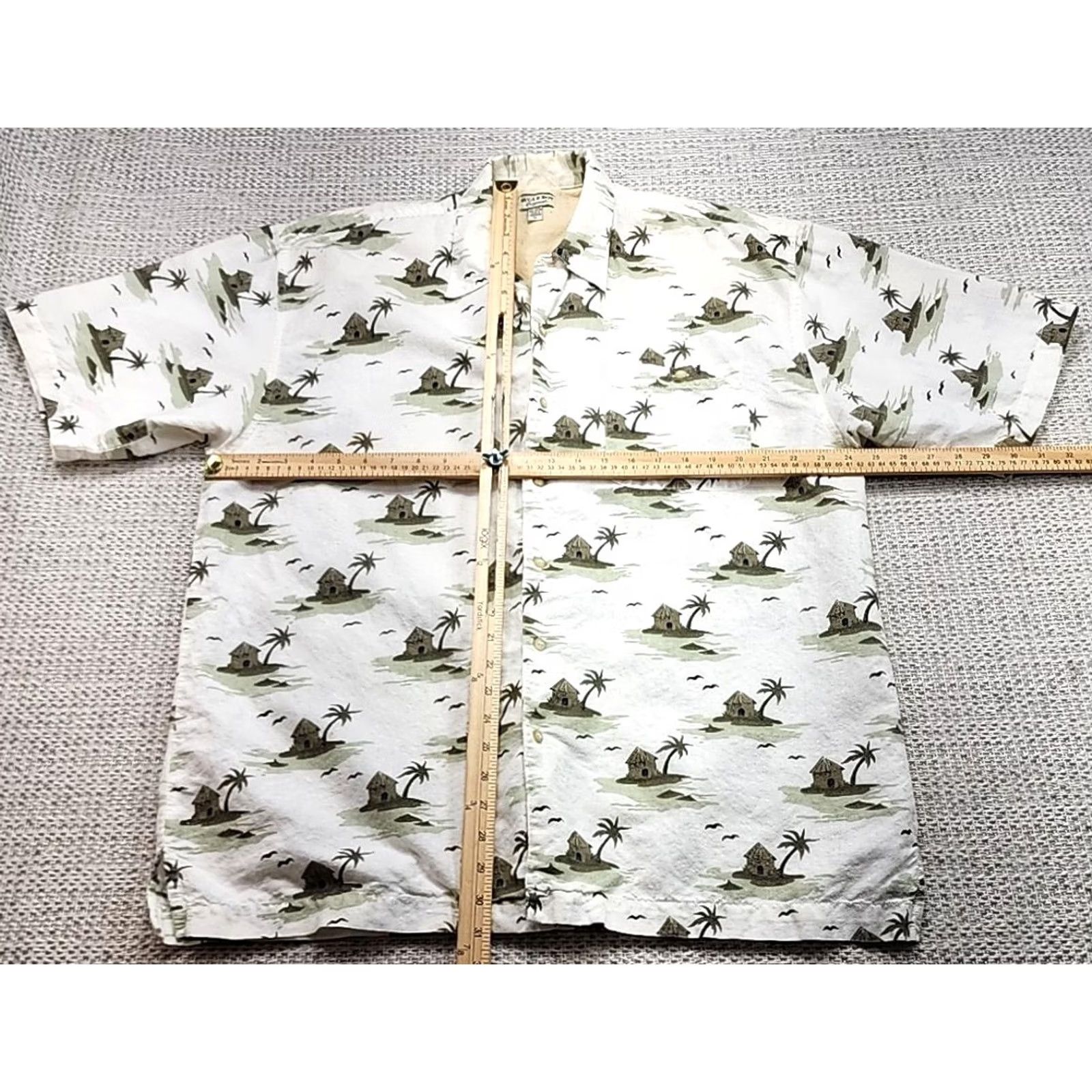 Bugle Boy VINTAGE Bugle Boy Hawaiian Shirt Mens XL Button Up Short Sleeve Tikis Palms Customers Size US XL / EU 56 / 4 - 7 Thumbnail