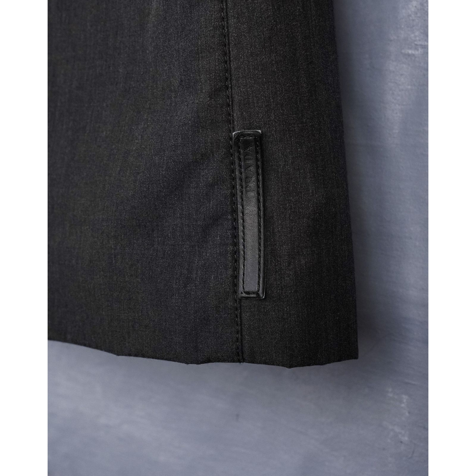 Prada Prada linea rossa gray kevlar blend logo tab coat jacket Size US XL / EU 56 / 4 - 9 Thumbnail