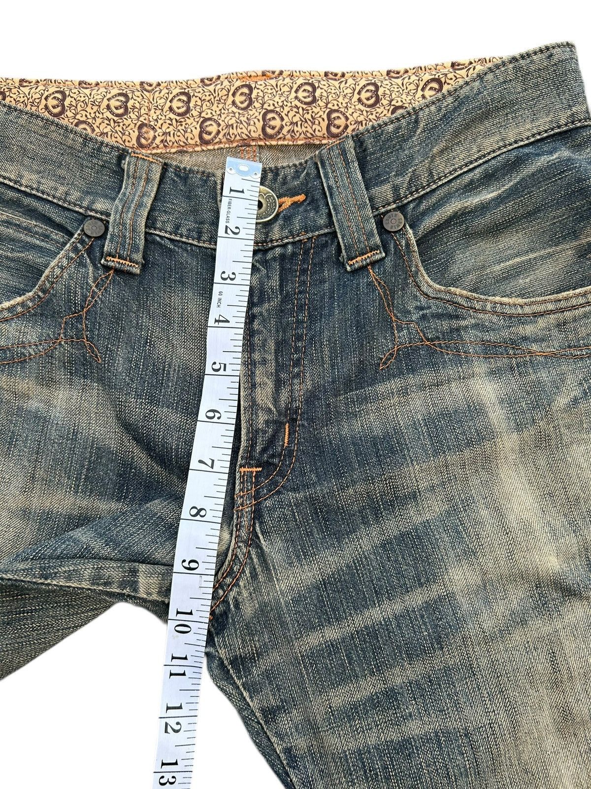 Kapital Vintage Edwin Rusty Mudwash Distressed Denim Jeans Size US 32 / EU 48 - 20 Thumbnail