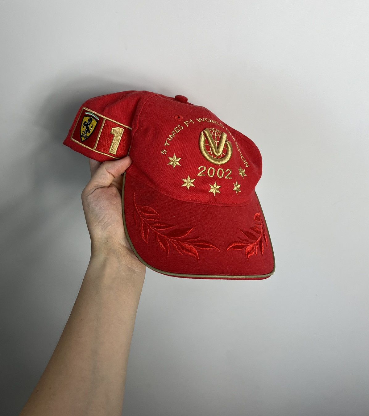 Ferrari × Formula 1 Cap Ferrari Michael Schumacher 2002 F-1 World Champion Size ONE SIZE - 1 Thumbnail