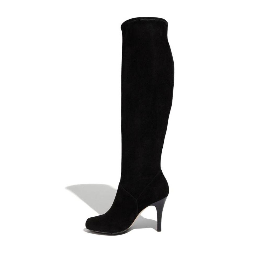 Cole Haan Air Talia Boots in Black Suede and size US 9.5 MSRP $498 Size US 9.5 / IT 39.5 - 2 Thumbnail