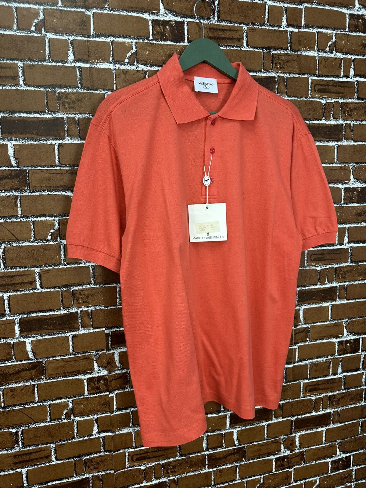 Valentino Vintage Valentino Polo Tee NOS A1020 Size US M / EU 48-50 / 2 - 2 Thumbnail