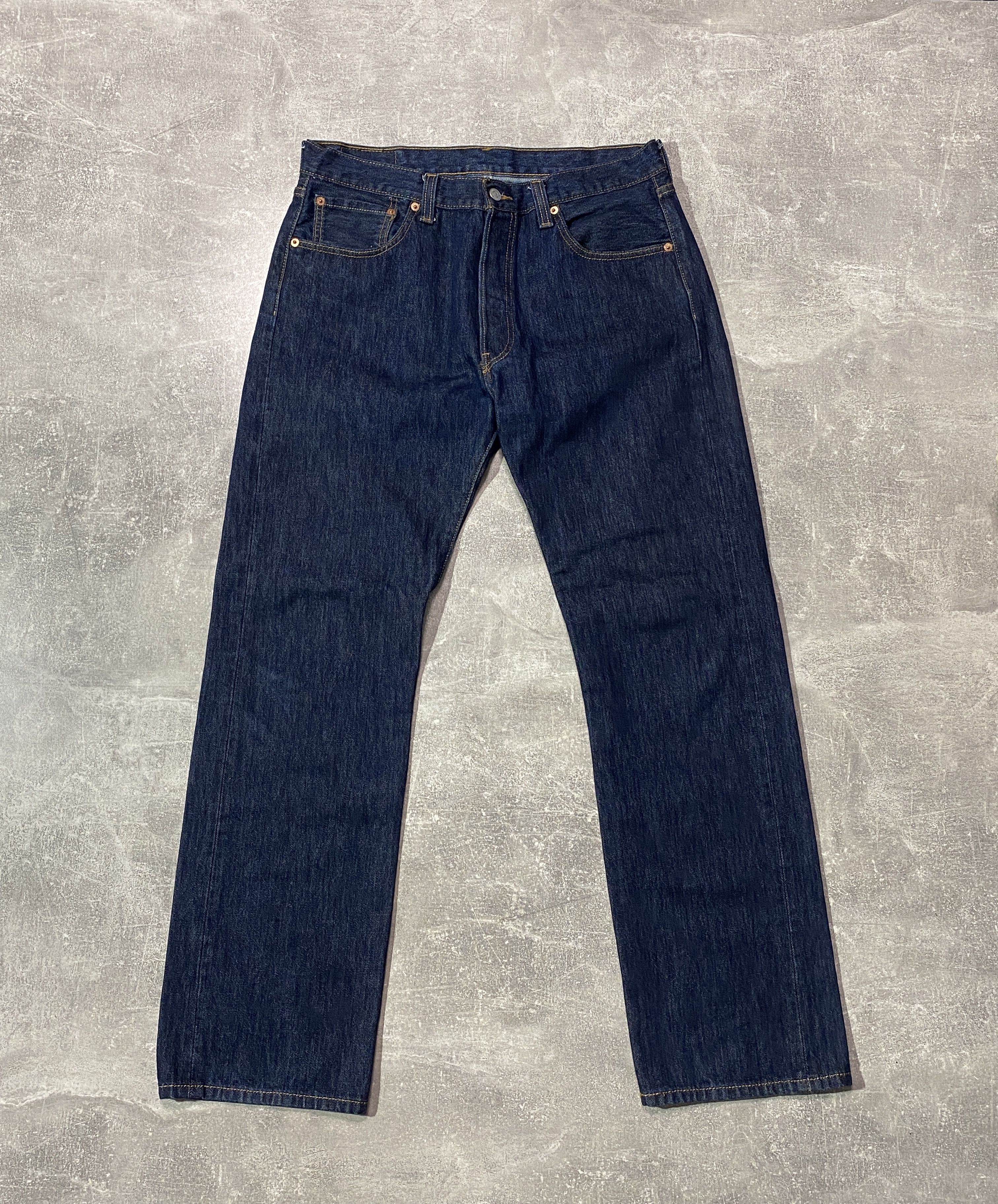 Levi's Vintage Clothing Vintage Y2K Levis 501 Blue Jeans Size US 34 / EU 50 - 2 Thumbnail