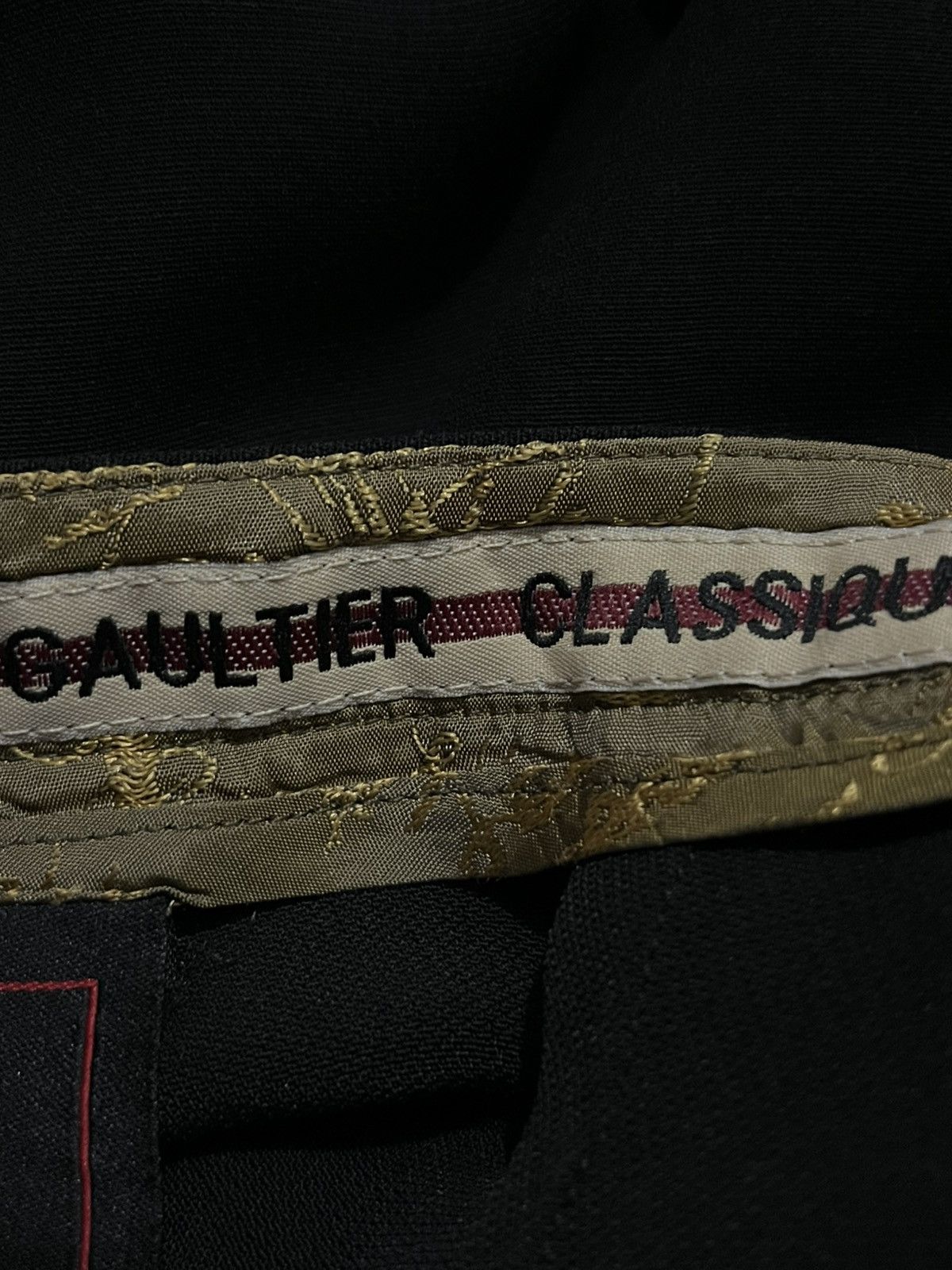 Jean Paul Gaultier Vintage Jean Paul Gaultier Classicque Black Pants Size 26" / US 2 / IT 38 - 10 Thumbnail
