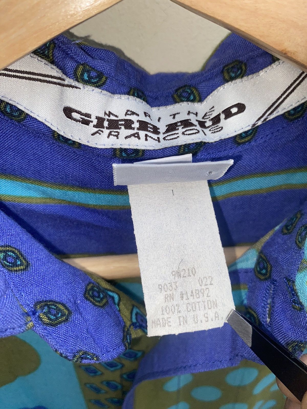Tornado Mart 1990s Marithe Francoise Girbaud - Geometric Oversize Shirt Size US S / EU 44-46 / 1 - 6 Thumbnail