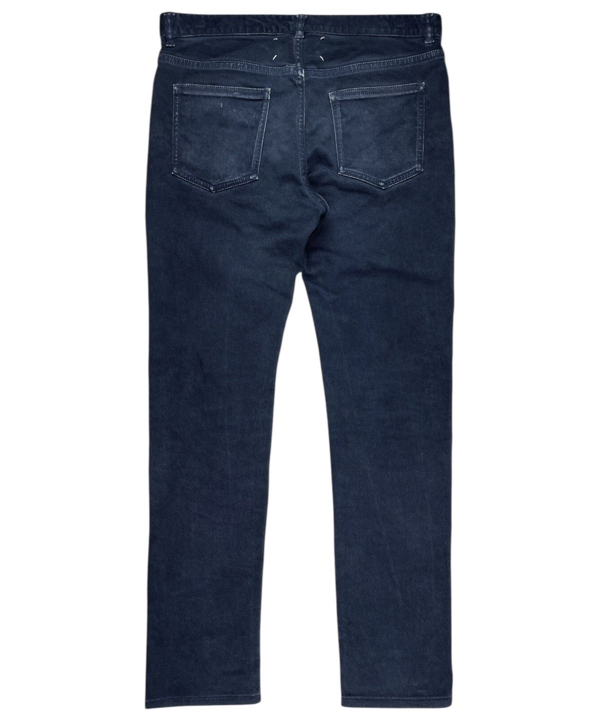 Maison Margiela AW15 Maison Margiela Line 10 Stitched Navy Blue Slim Jeans Size US 30 / EU 46 - 2 Thumbnail