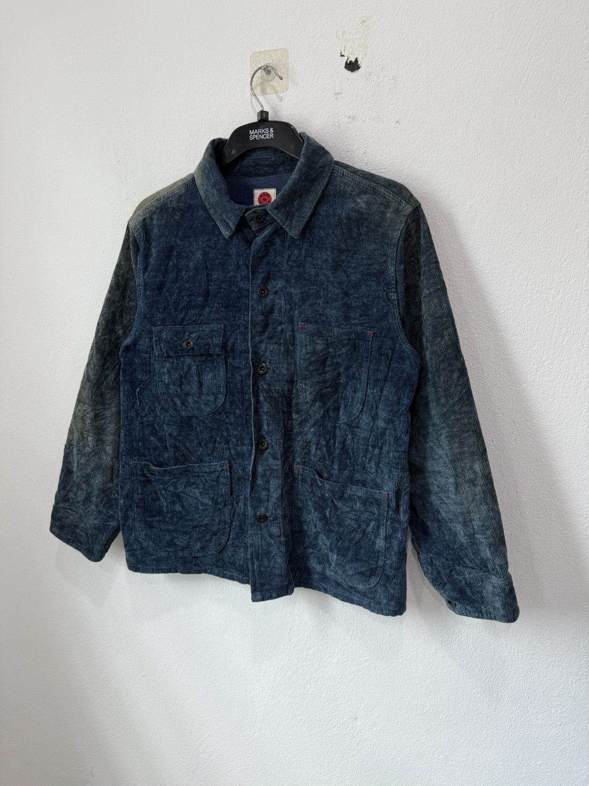 Kapital INDIGO CORDUROY CHORE JACKET MADE IN JAPAN Size US S / EU 44-46 / 1 - 3 Thumbnail