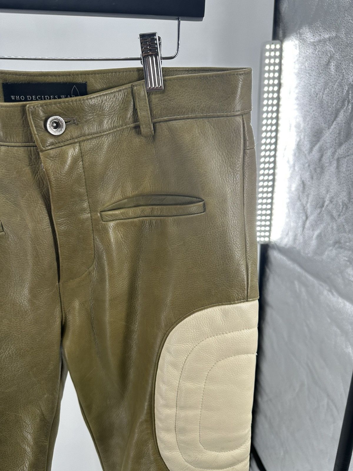 Who Decides War Who decides wore leather biker pants Size US 30 / EU 46 - 6 Thumbnail